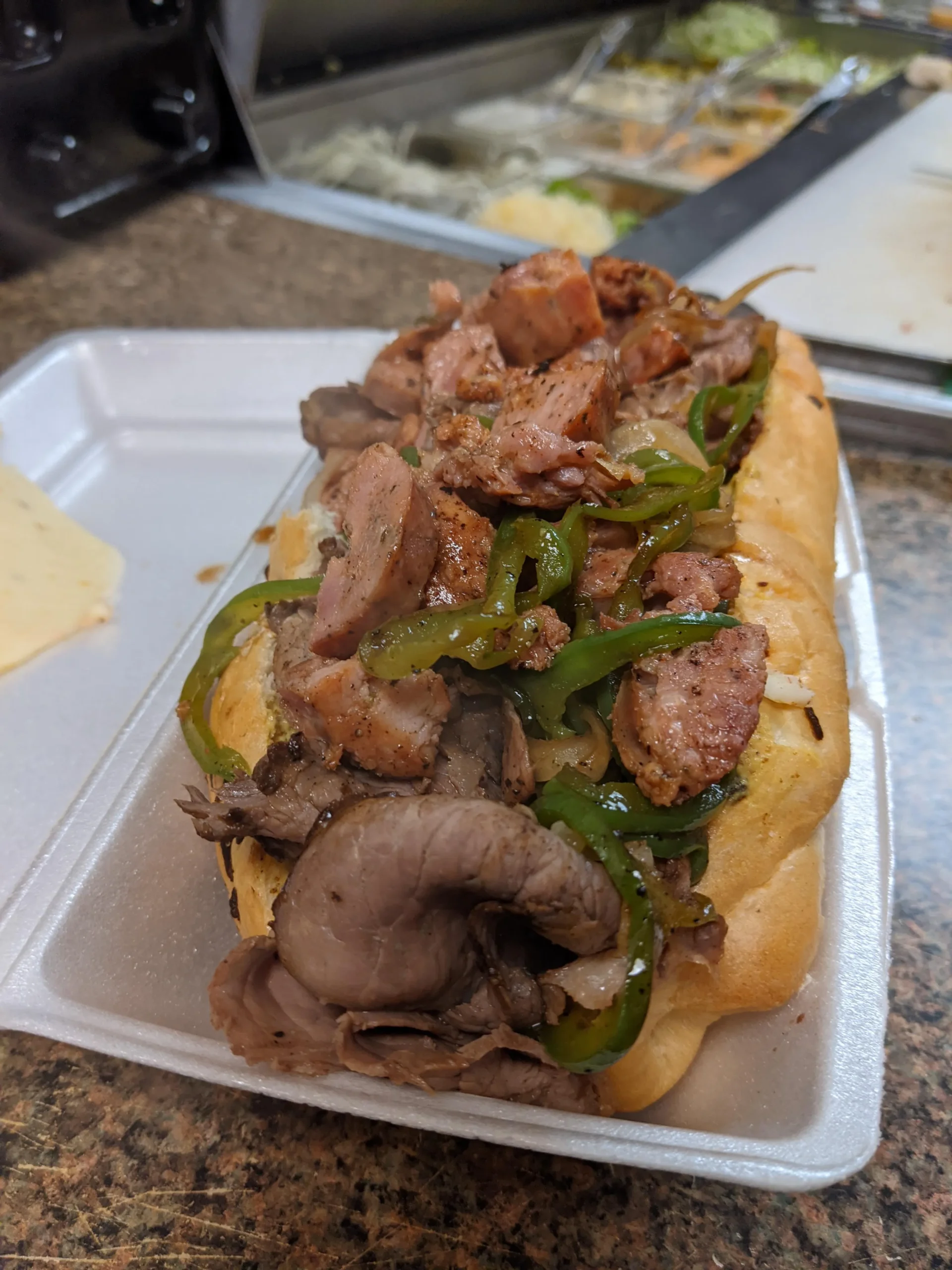 Smoky Brisket with Peppers and Onions