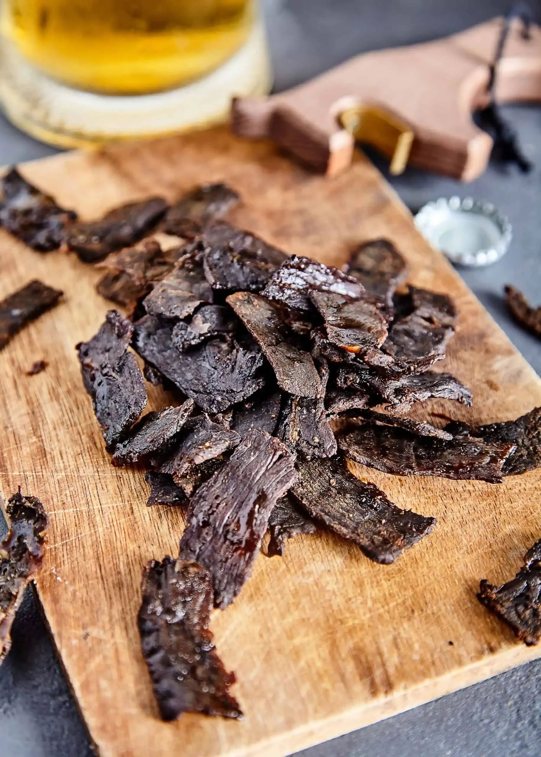 Smoky Garlic Beef Jerky