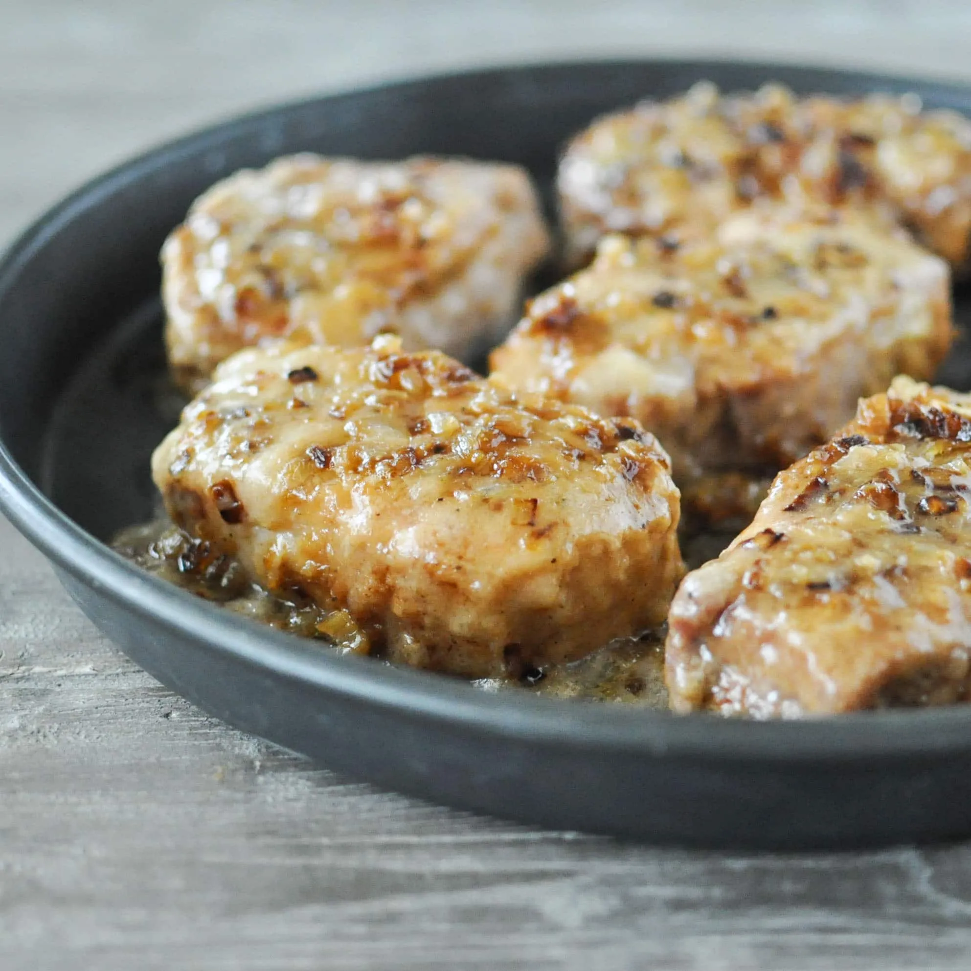 Smothered Slow Cooker Pork Chops