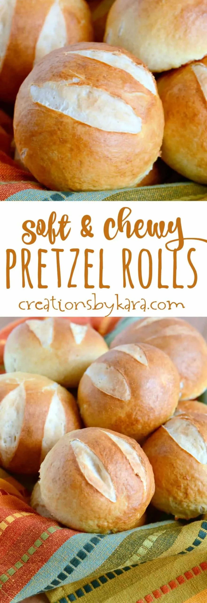 Soft and Chewy Pretzel Rolls