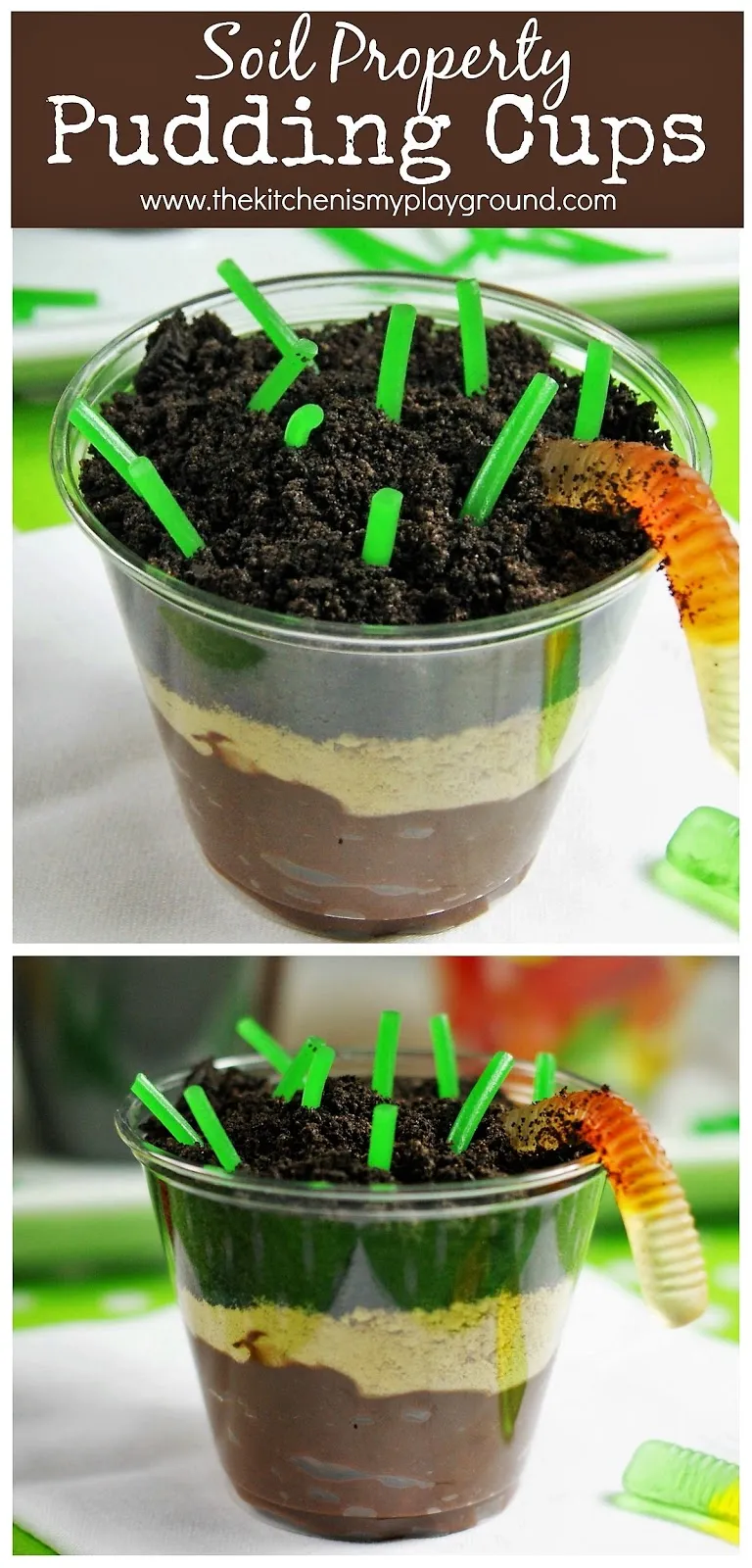 Soil Property Pudding Cups aka Dirt