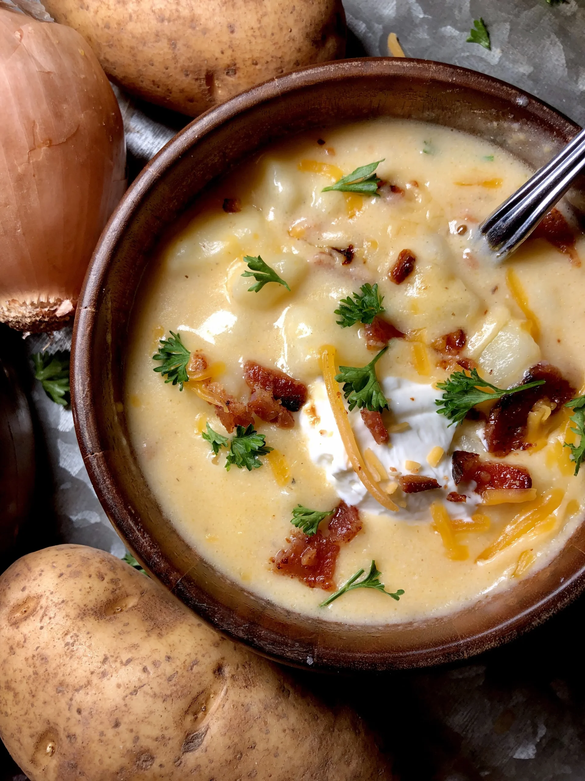 Sour Cream Potato Soup