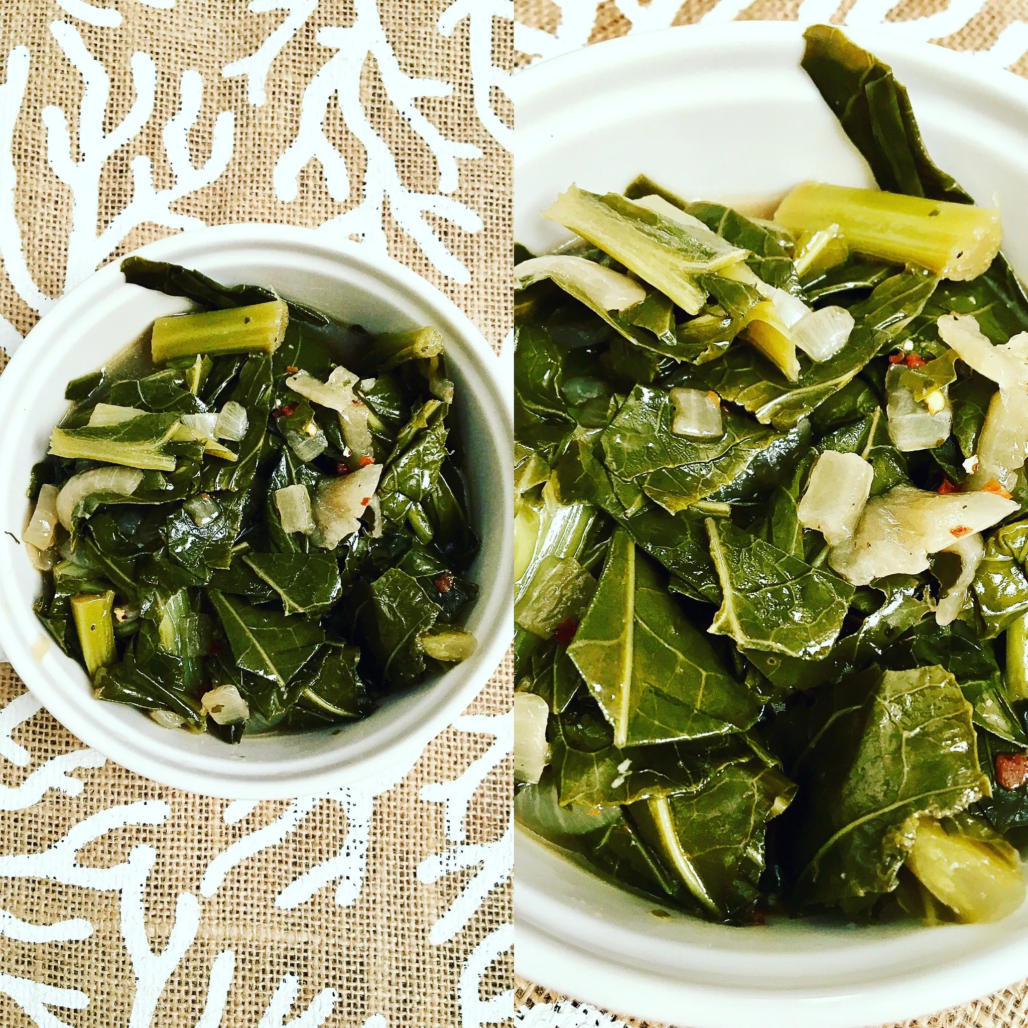 Southern Style Meatless Collard Greens