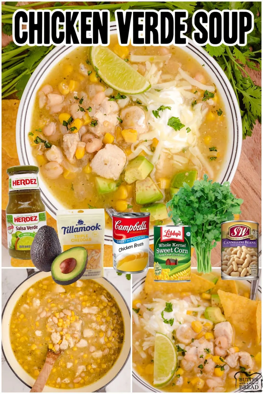Southwestern Chicken Verde Soup
