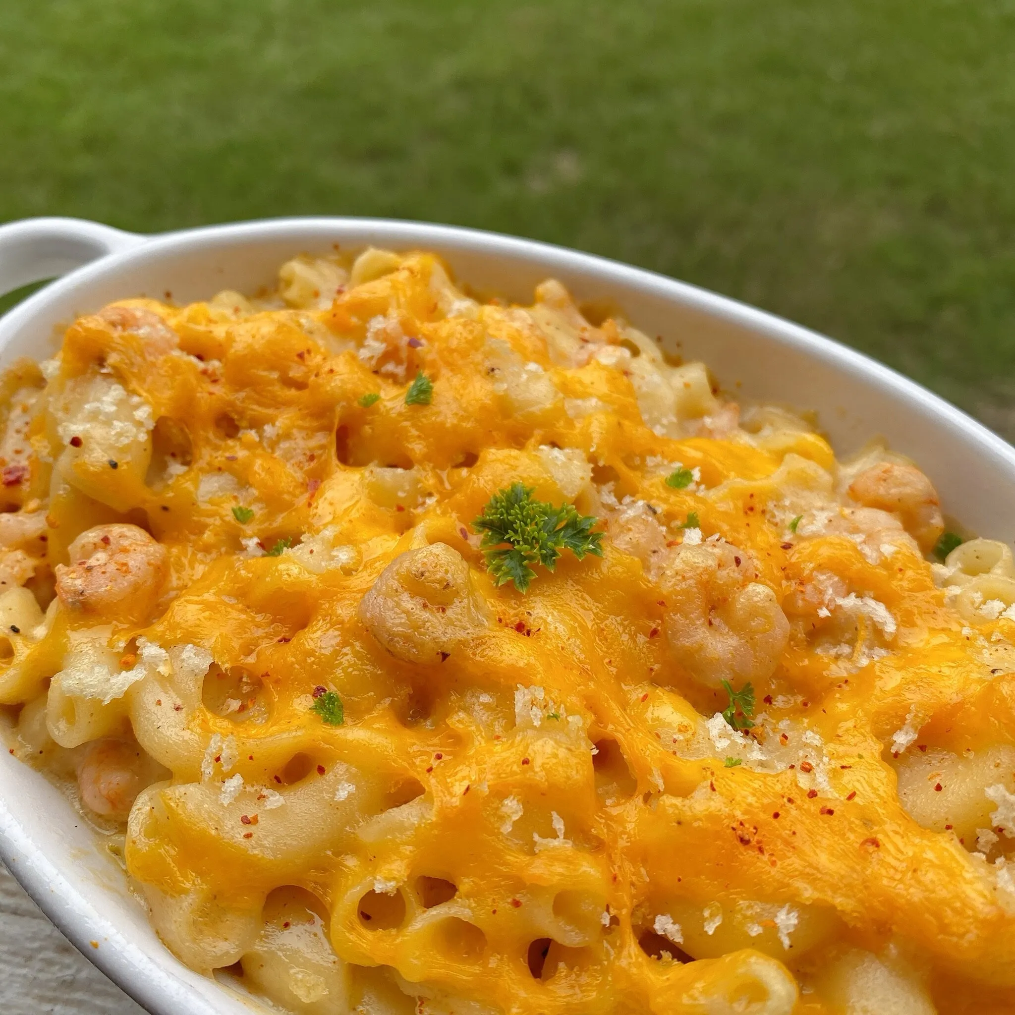 Southwestern Shrimp Mac Cheese