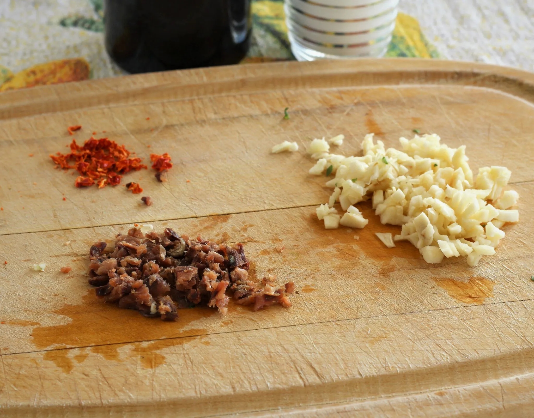 Spaghetti Aglio e Olio with Escarole