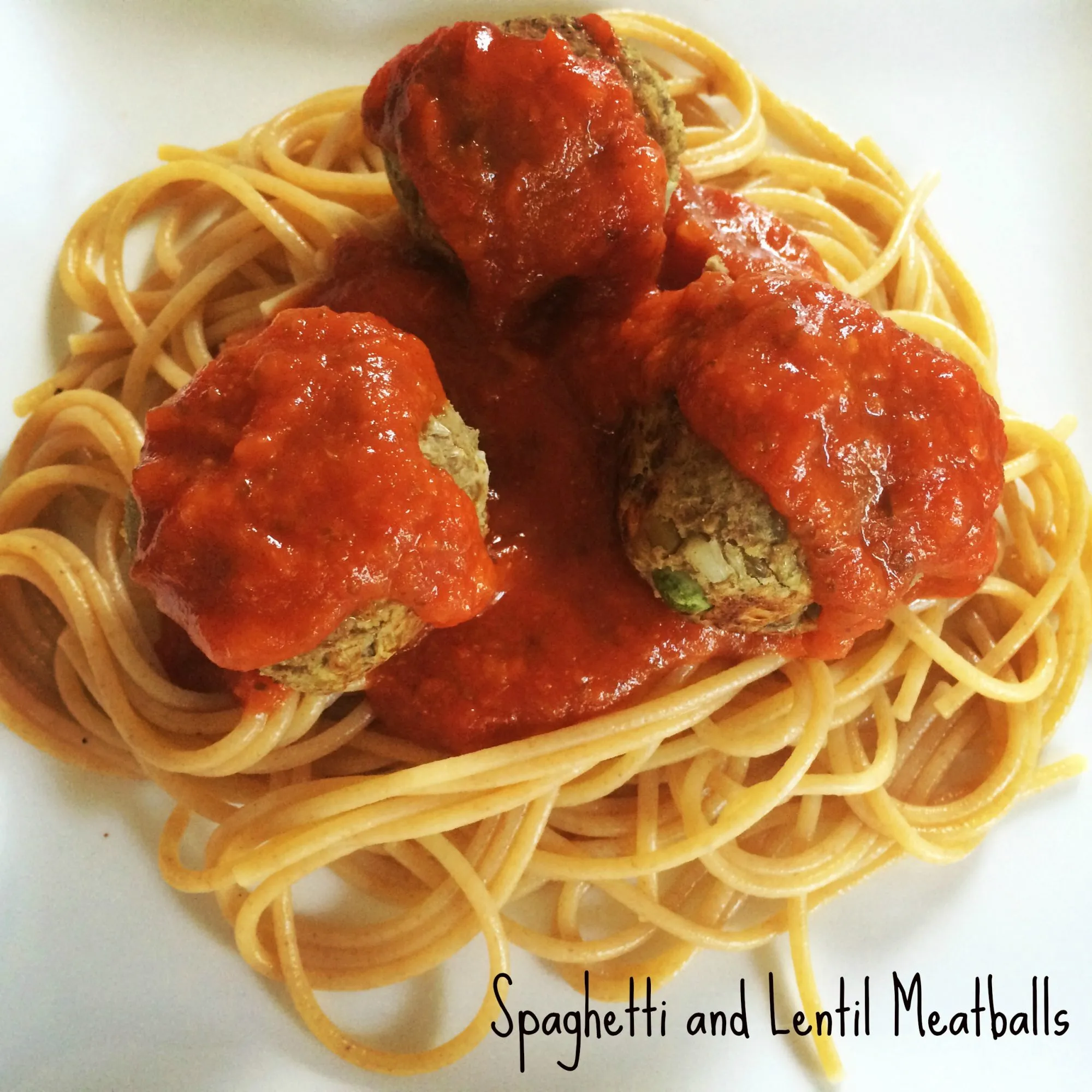 Spaghetti and Lentil Balls