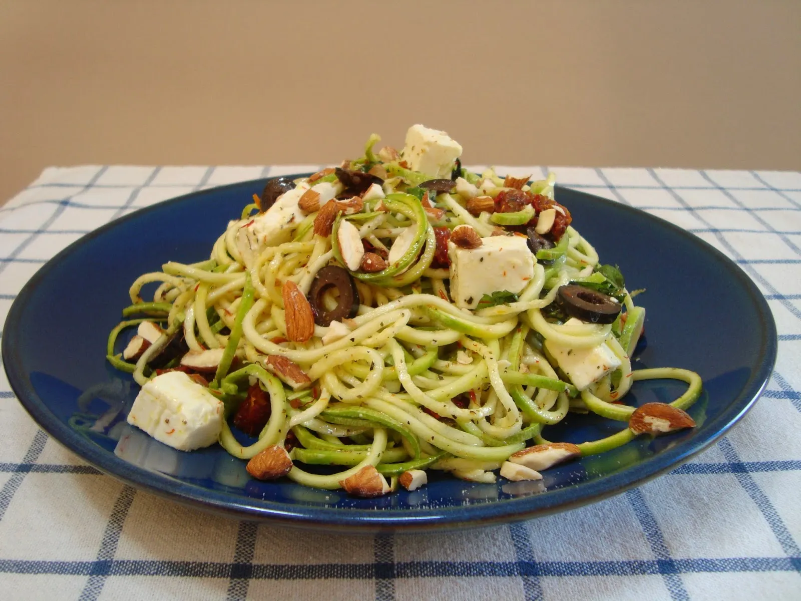 Spaghetti with Zucchini and Feta