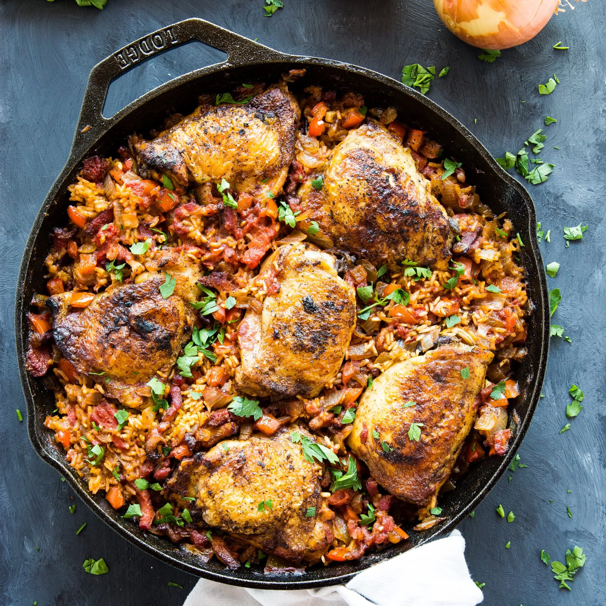 Spanish One Pan Chicken
