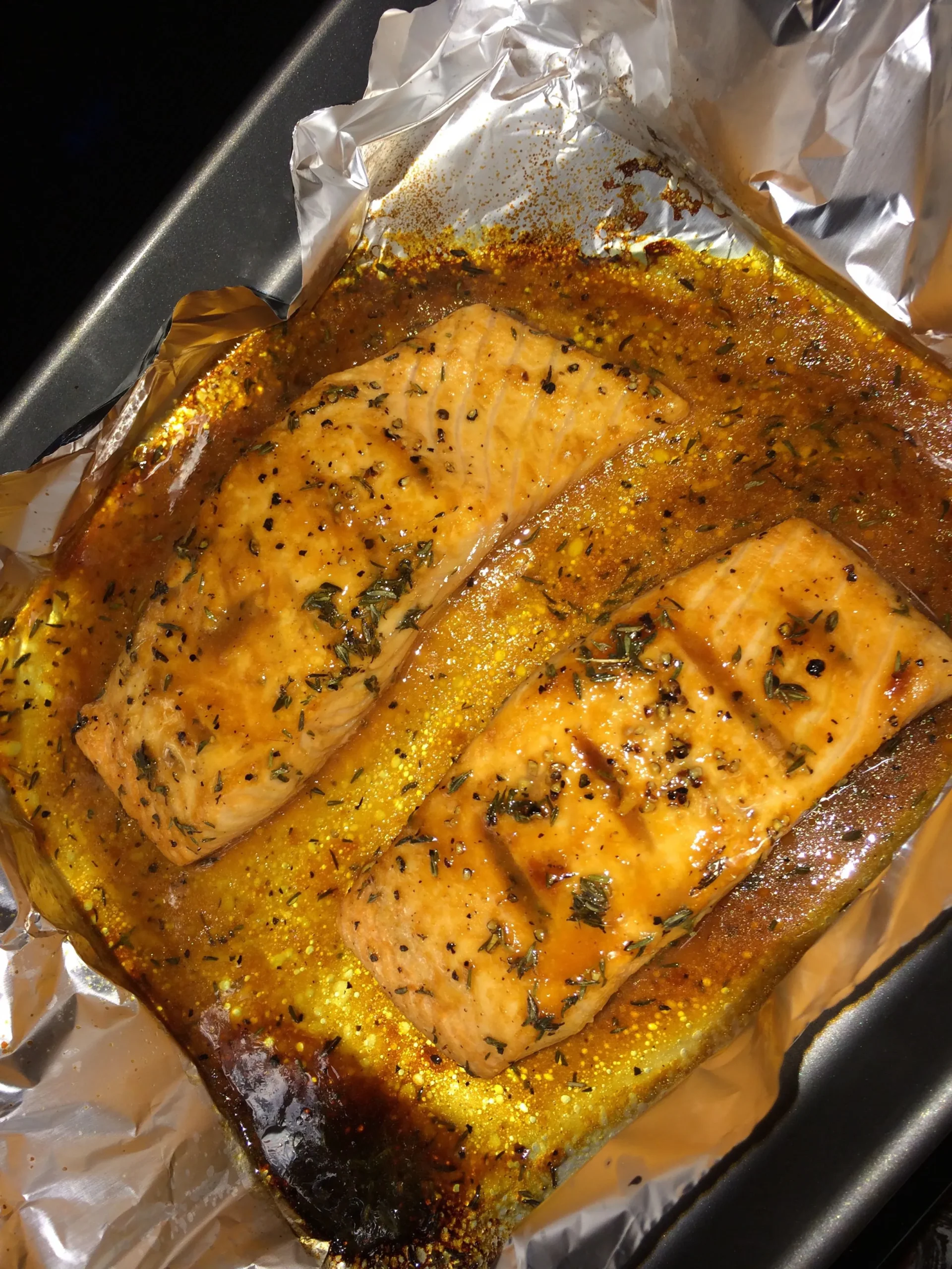 Spice Crusted Salmon with Lime Orange Salsa