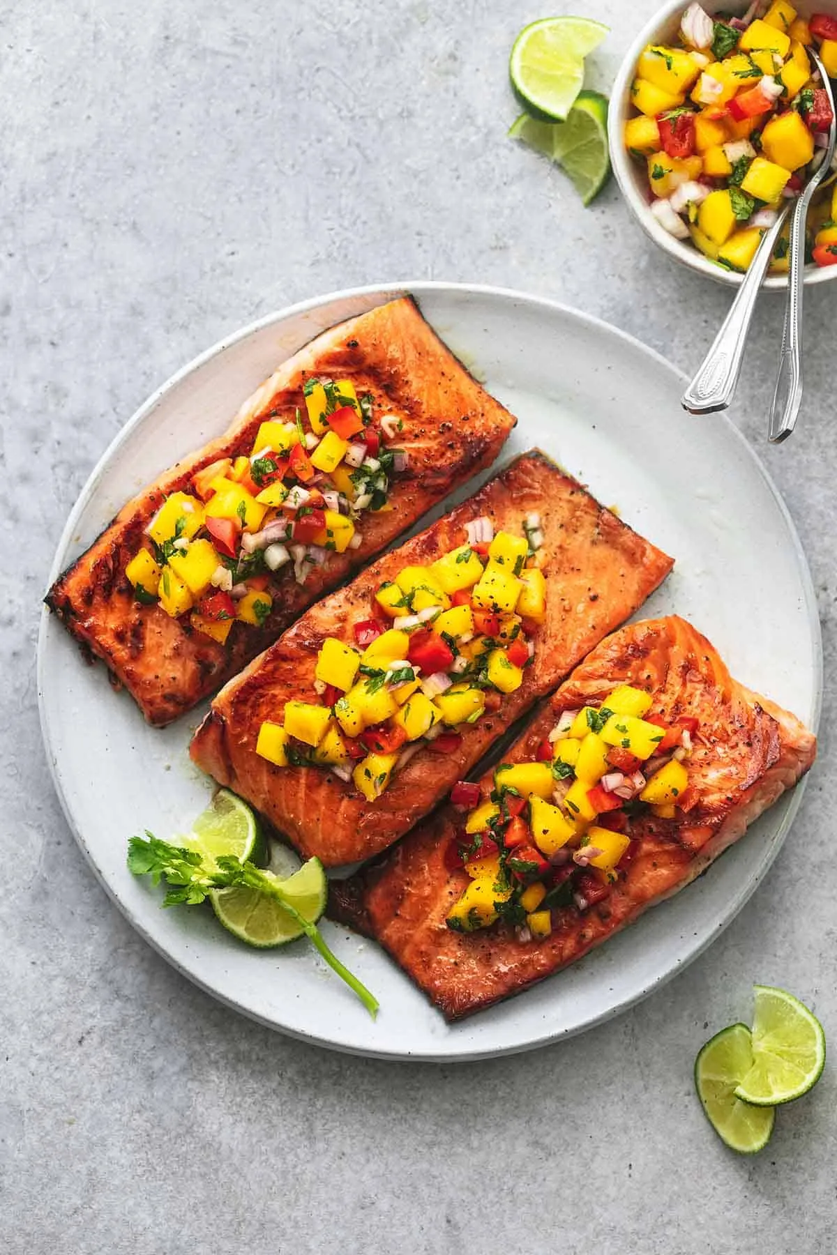 Spice Roasted New Zealand Salmon with Mango Salsa
