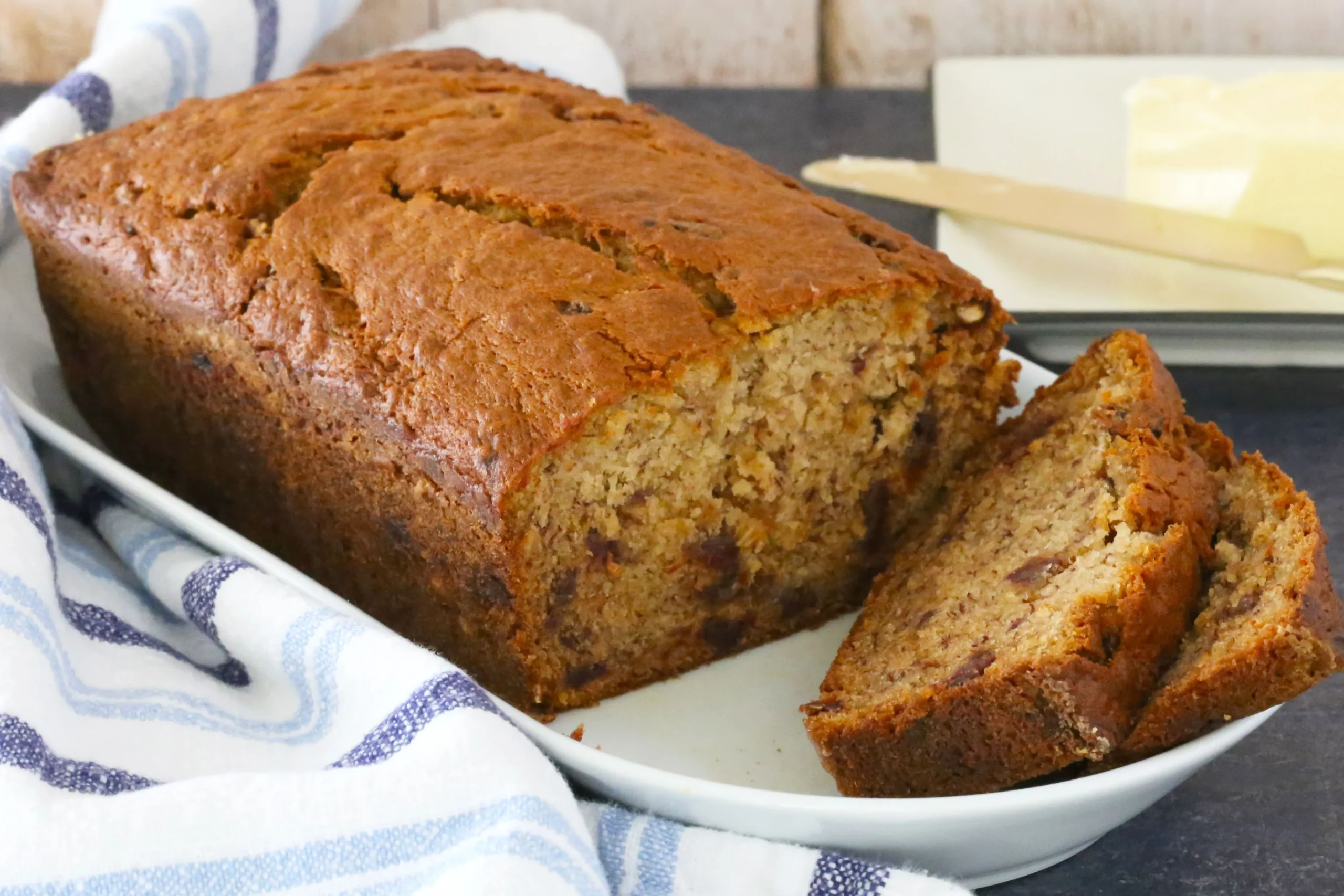 Spiced Banana Date Bread