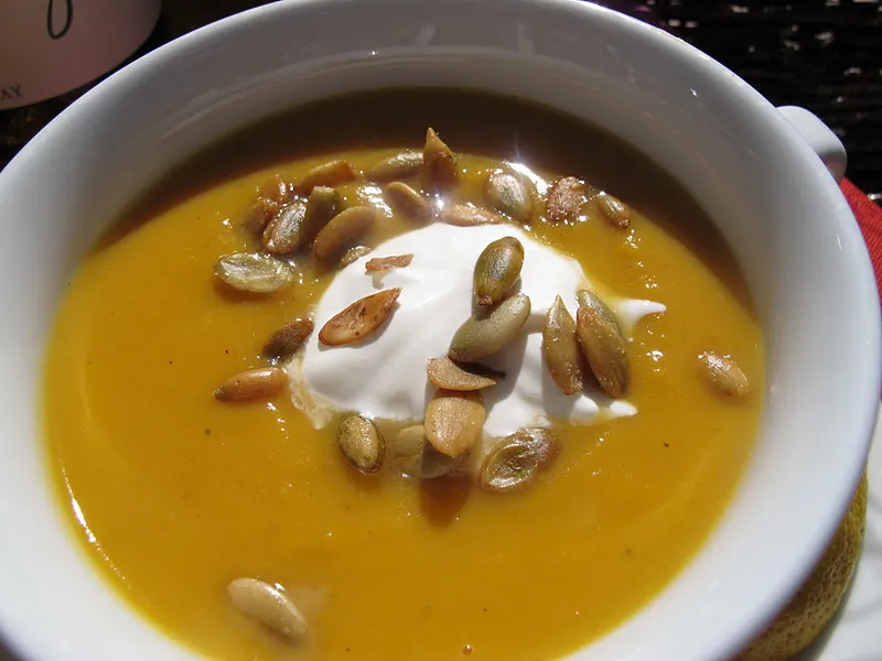 Spiced Squash Fennel Pear Soup