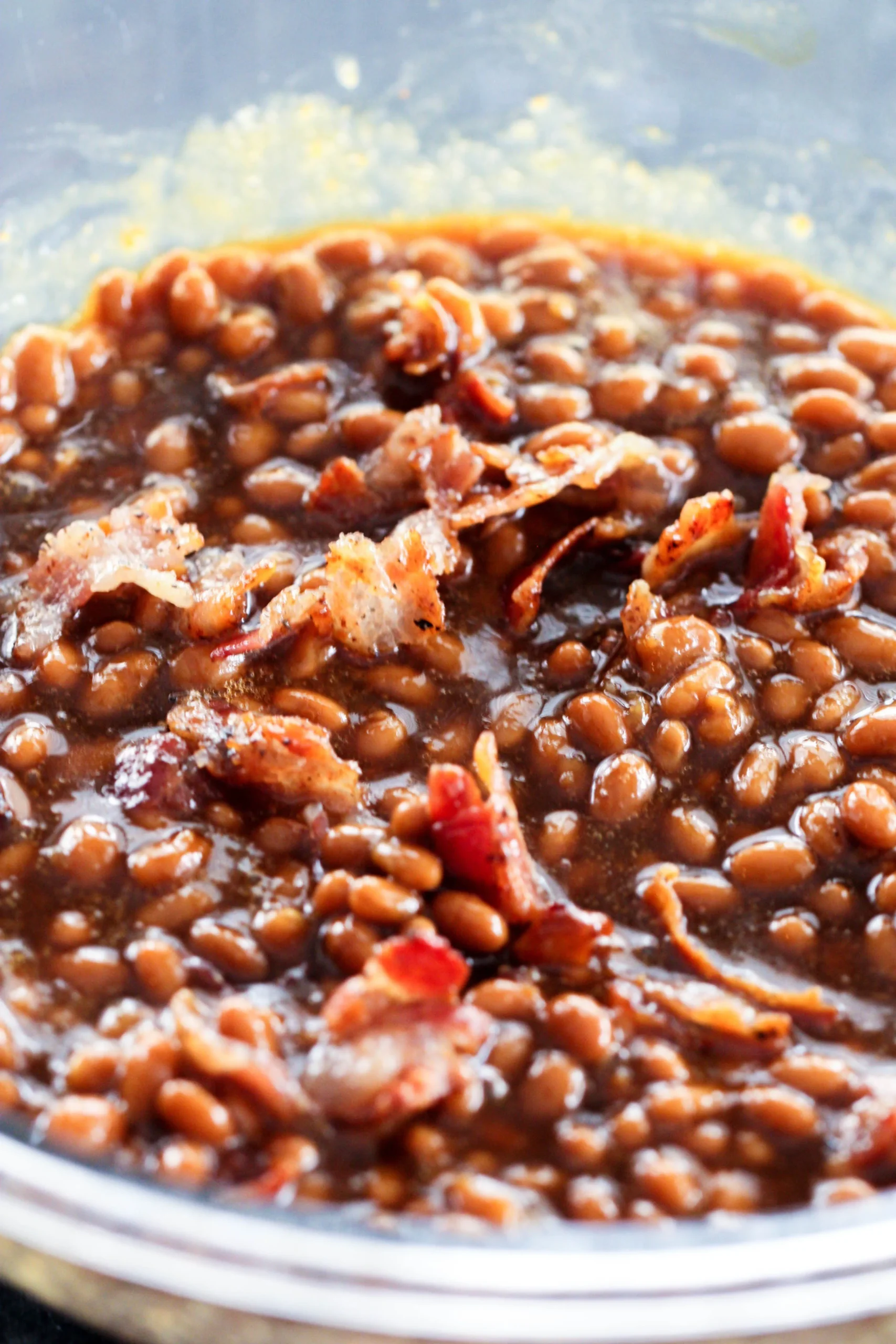 Spicy BBQ Root Beer Baked Beans