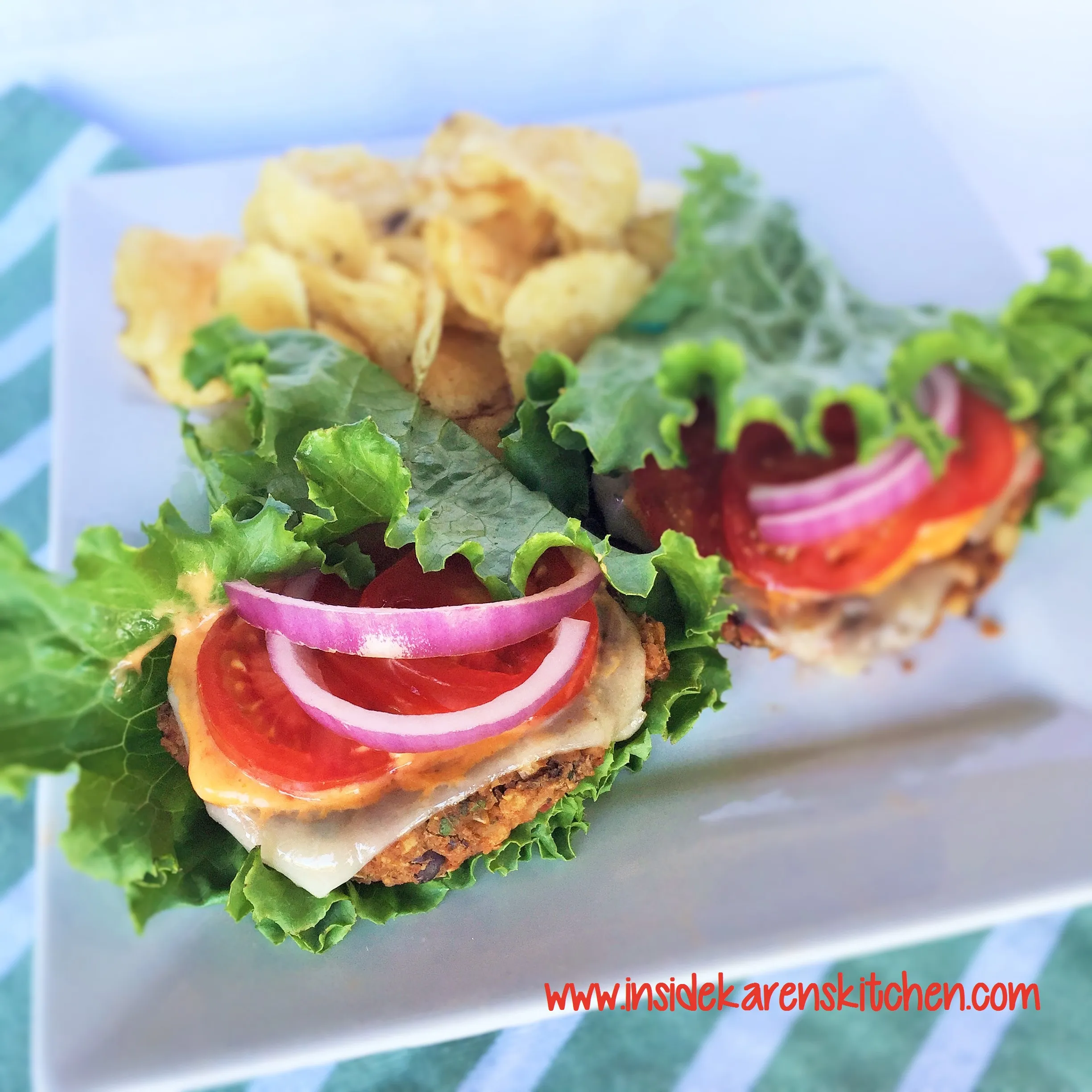 Spicy Black Bean Burgers with Chipotle