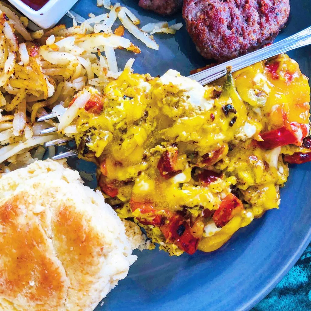 Spicy Cheesy Scrambled Eggs