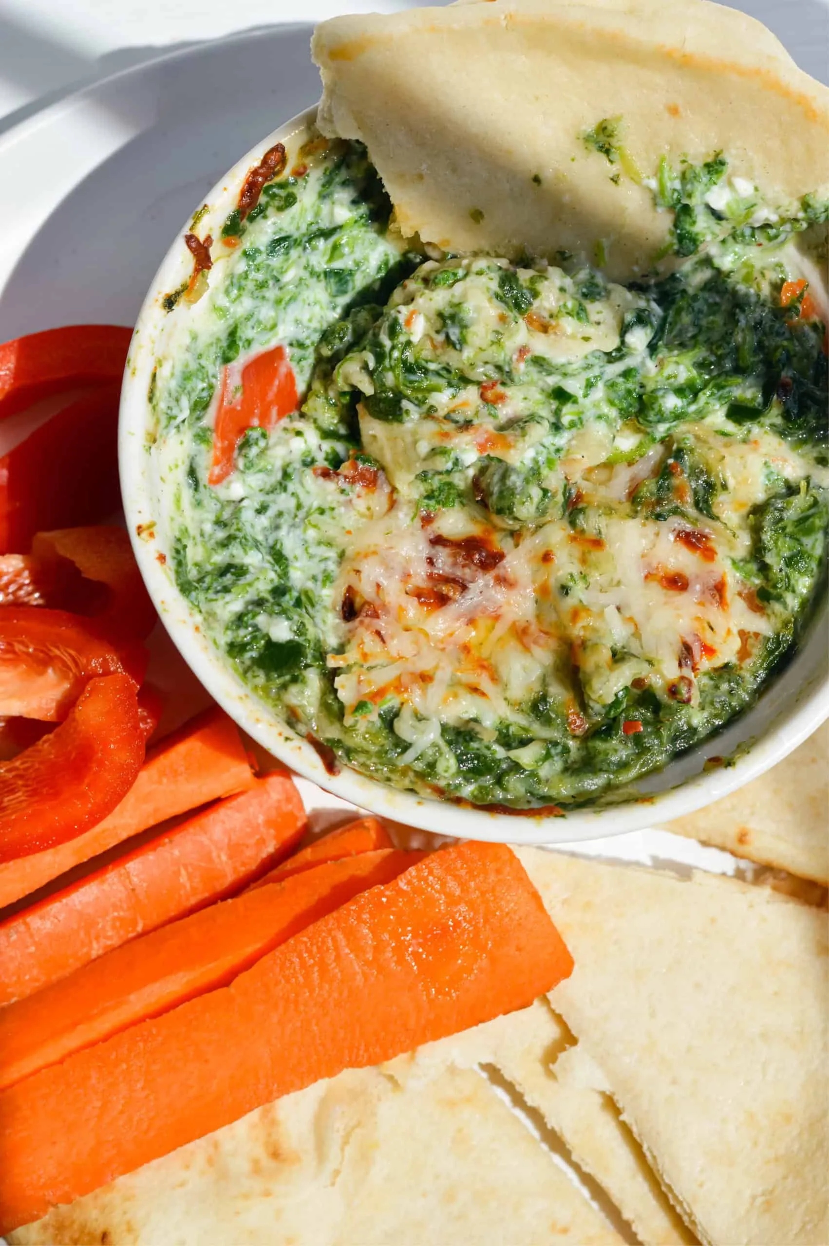 Spinach Cottage Cheese Dip