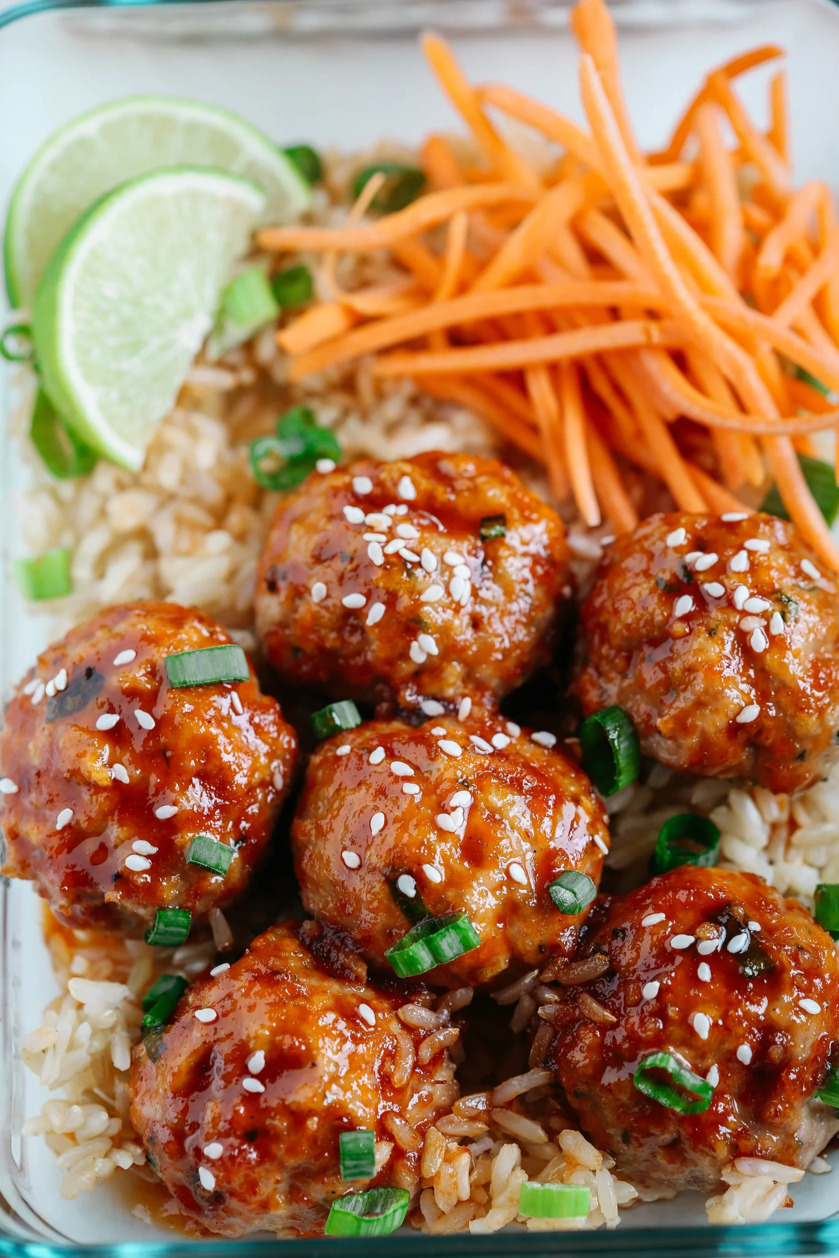 Sriracha Honey Turkey Meatballs