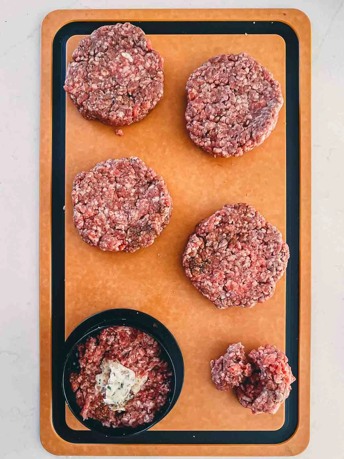 Steakhouse Hamburger Salad with Keto Blue Cheese Dressing