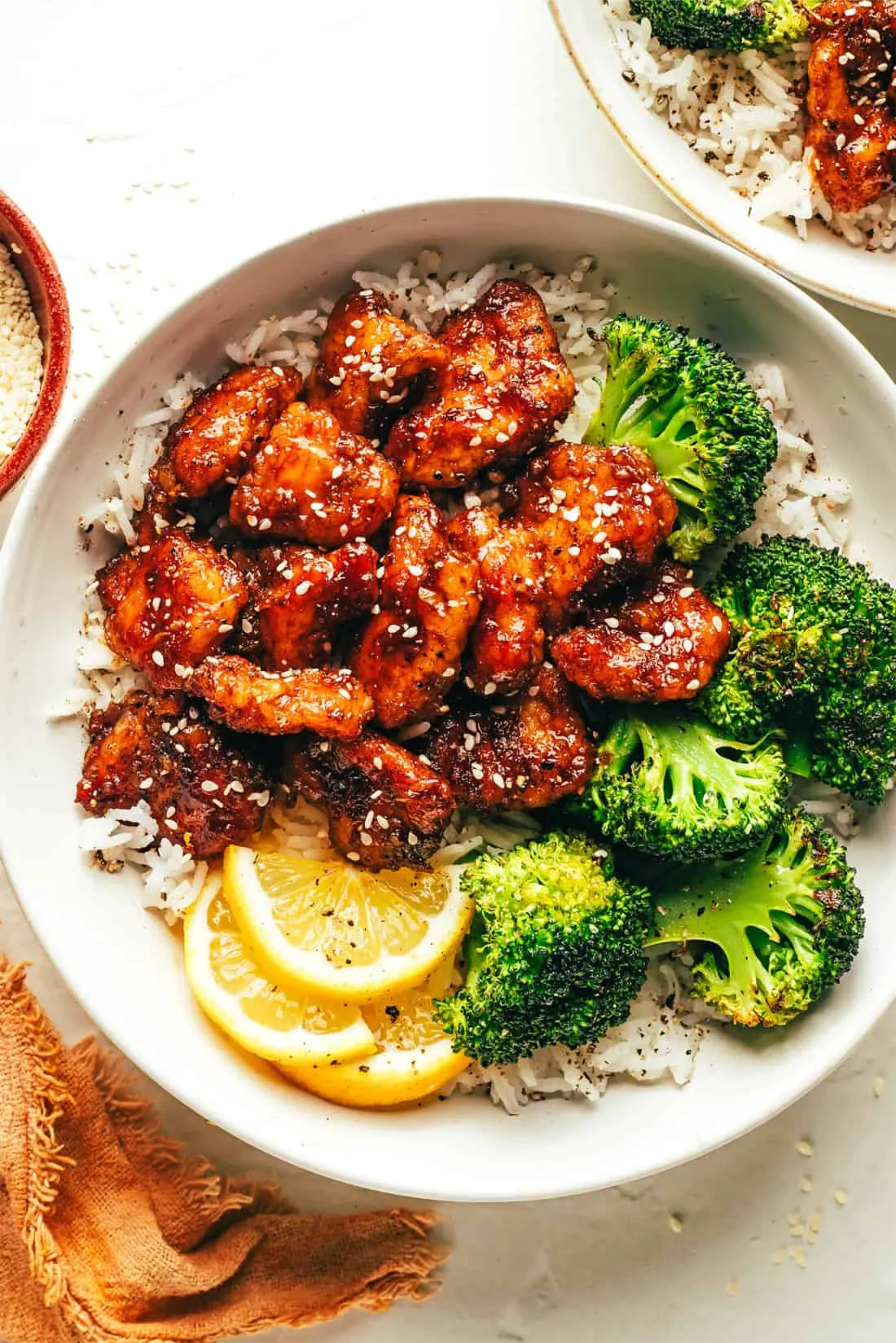 Sticky Lemon Chicken with Ginger and Lemongrass