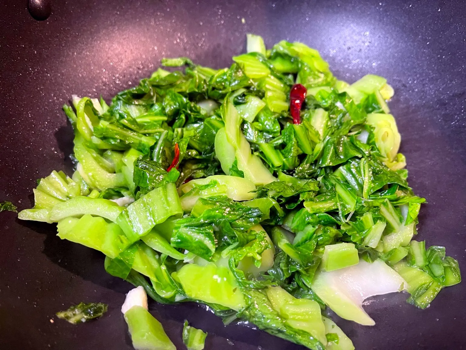 Stir Fried Chinese Mustard Greens