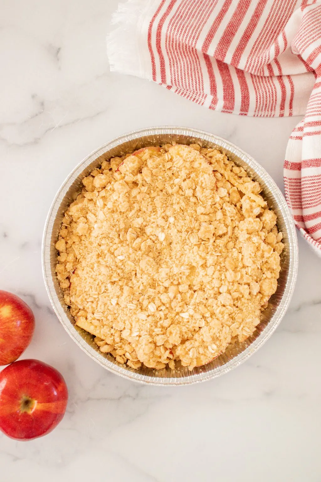 Stock Your Freezer Apple Crisp