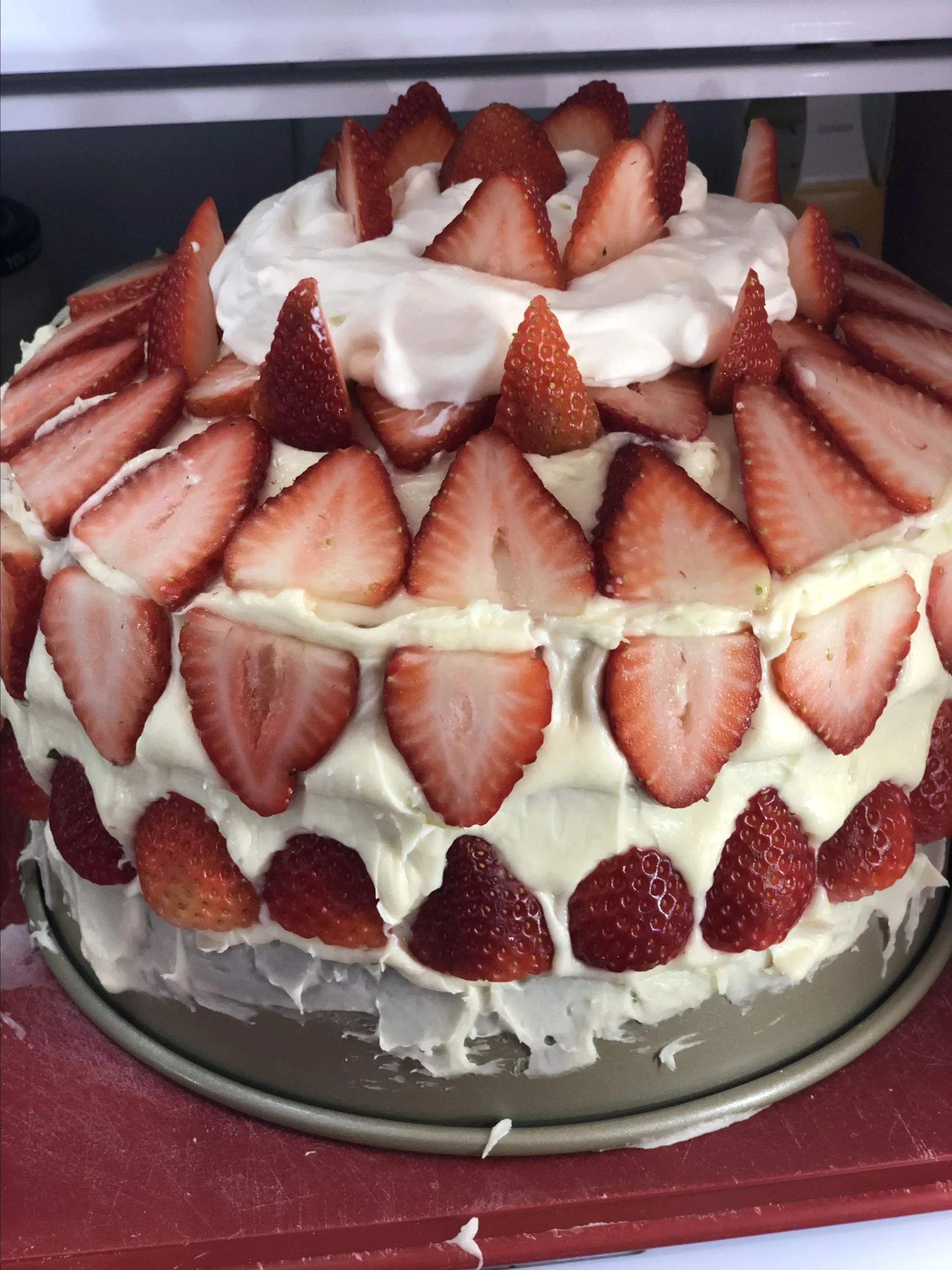 Strawberries and Cream Cake