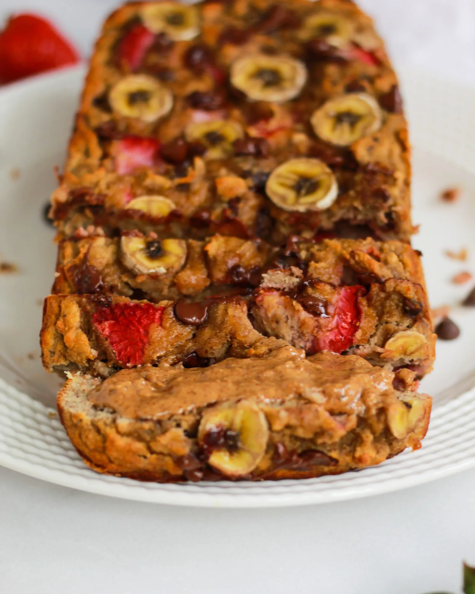 Strawberry Banana Bread Paleo Nut Free