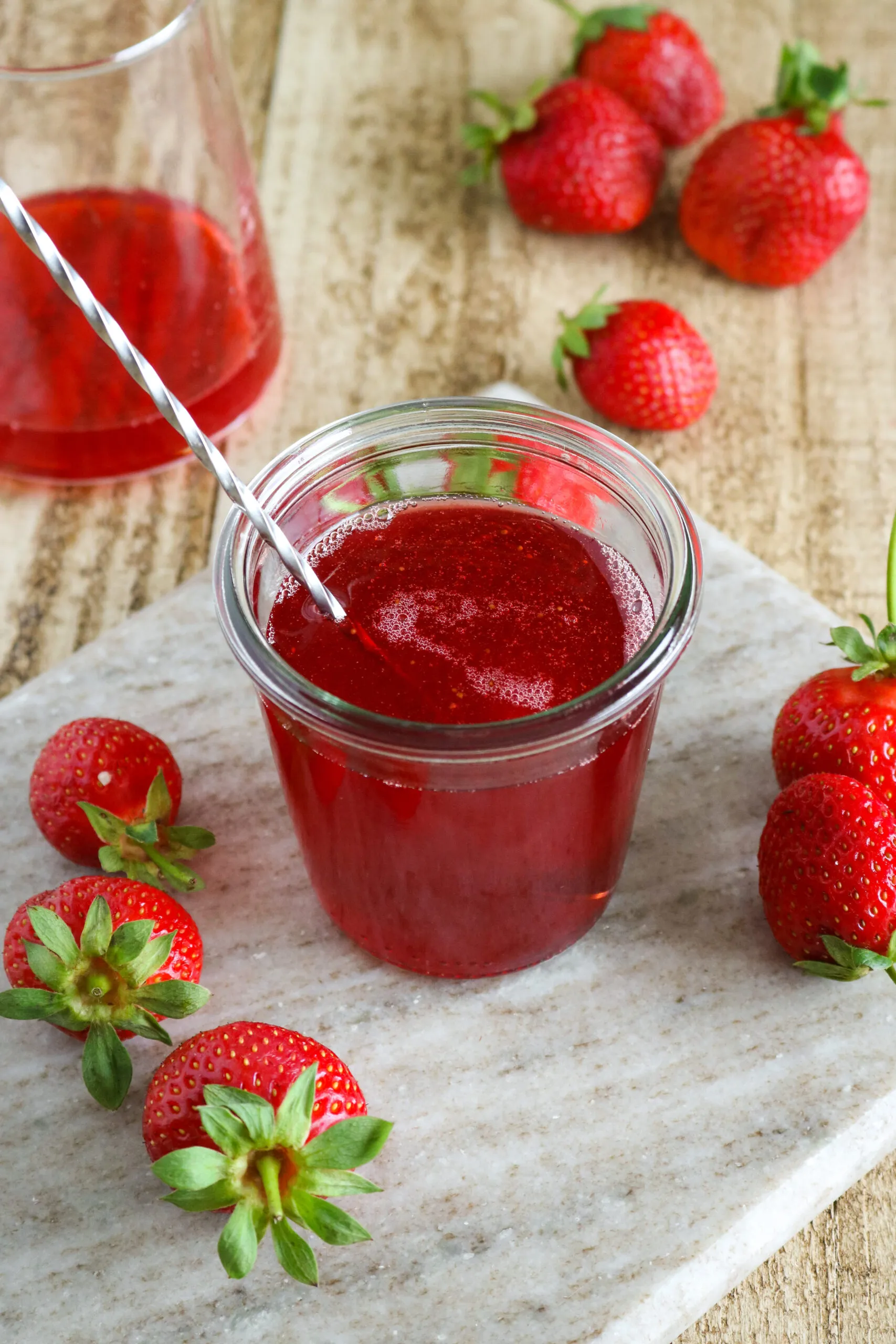 Strawberry Syrup for Drinks
