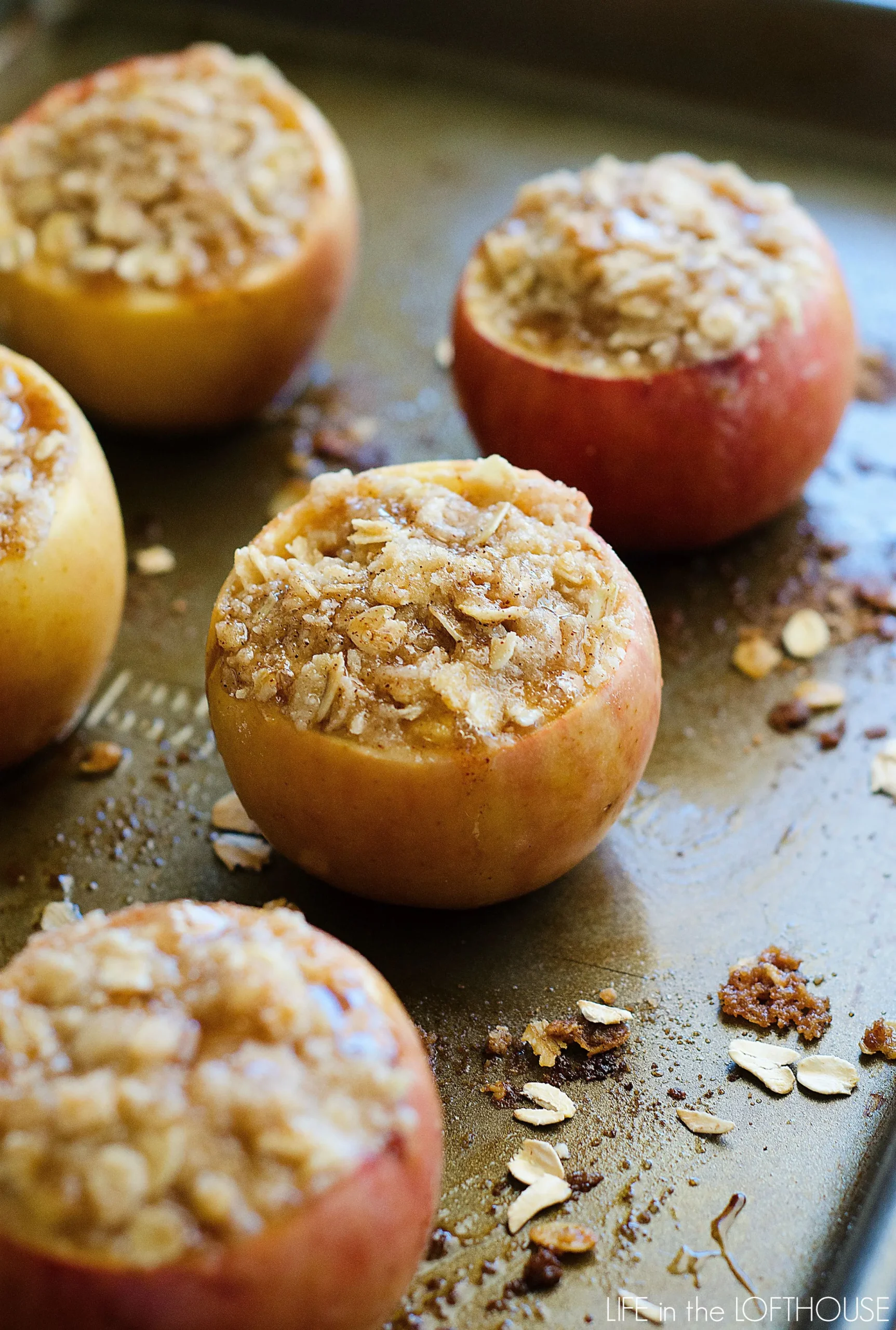 Stuffed Baked Apple Crisp