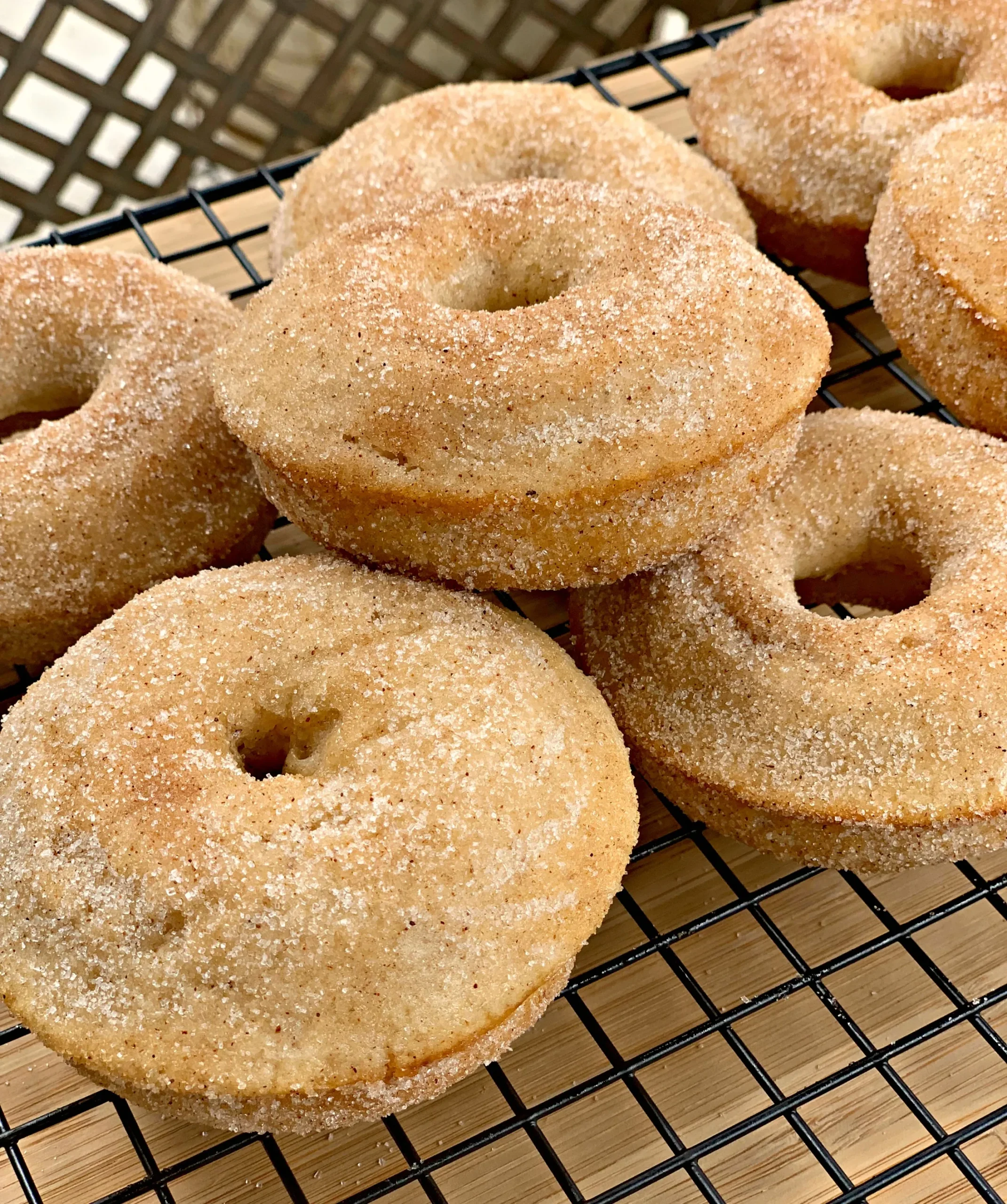 Sugar Coated Baked Donuts