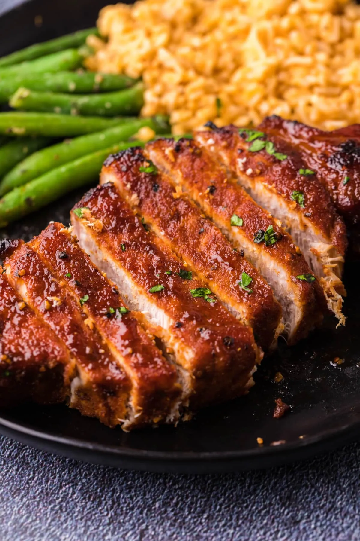 Sugar Rubbed Pork Chops
