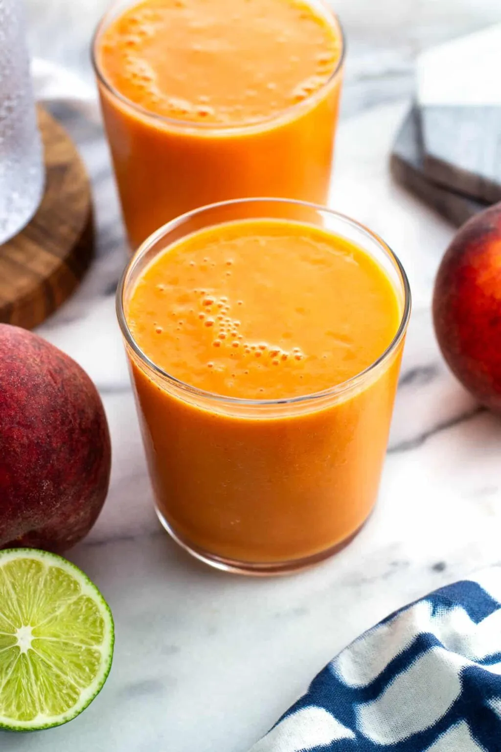 Summer Mango Stone Fruit Smoothie