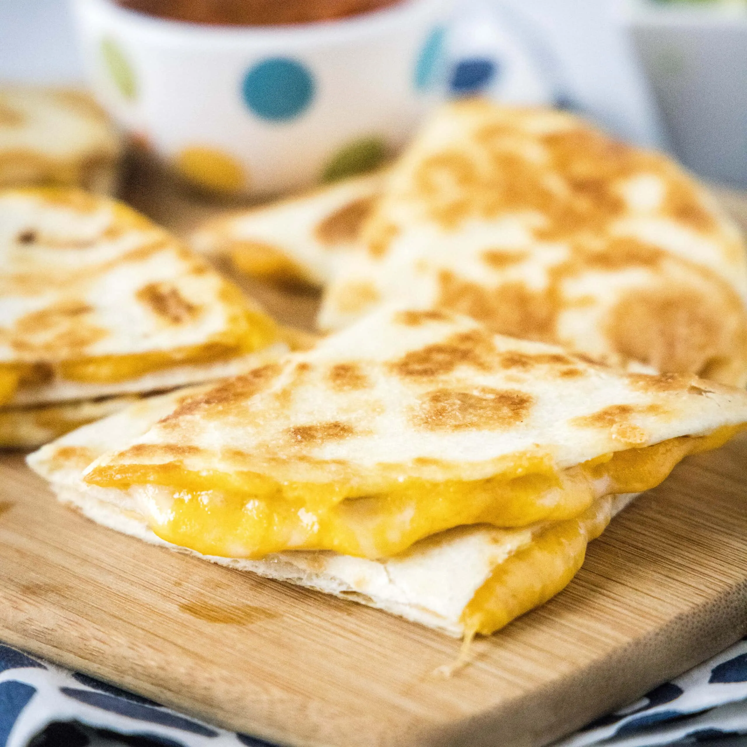 Super Cheesy Cheese Quesadilla