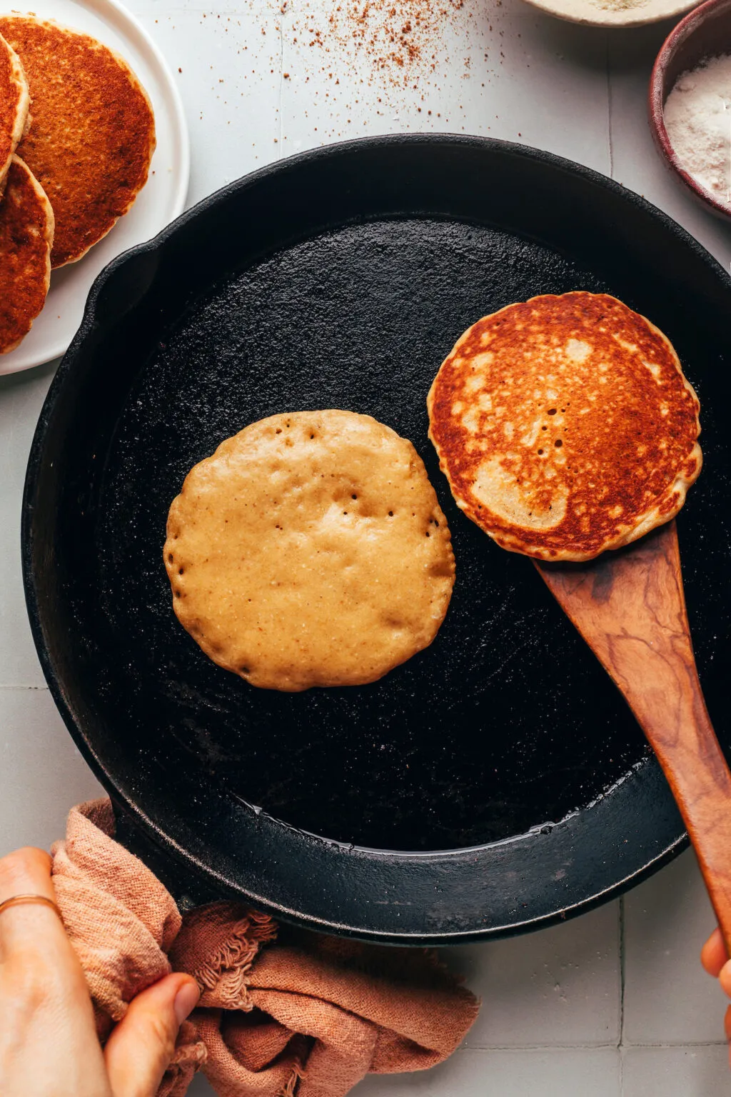 Super Fluffy Gluten Free Pancakes