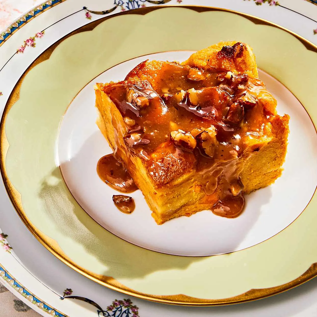 Sweet Potato Pecan Bread Pudding