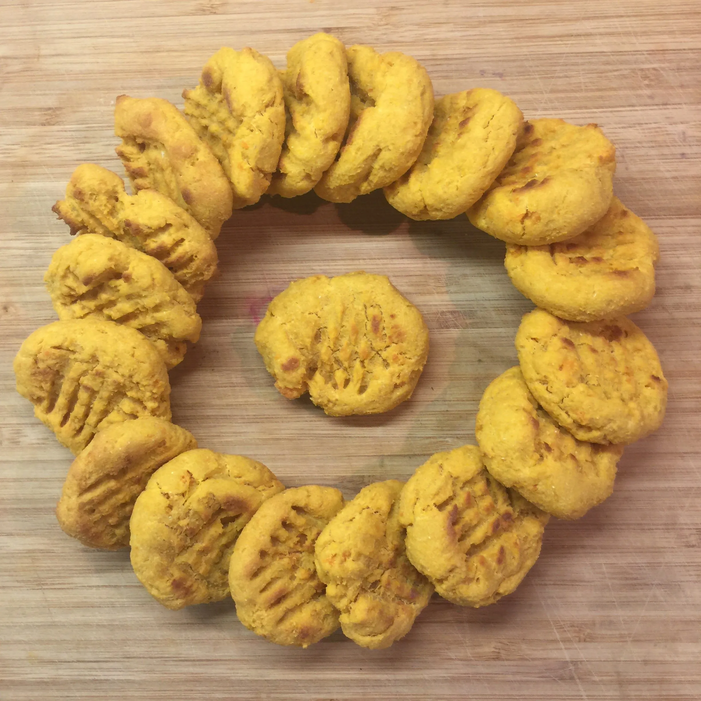 Sweet Potato and Ginger Cookies