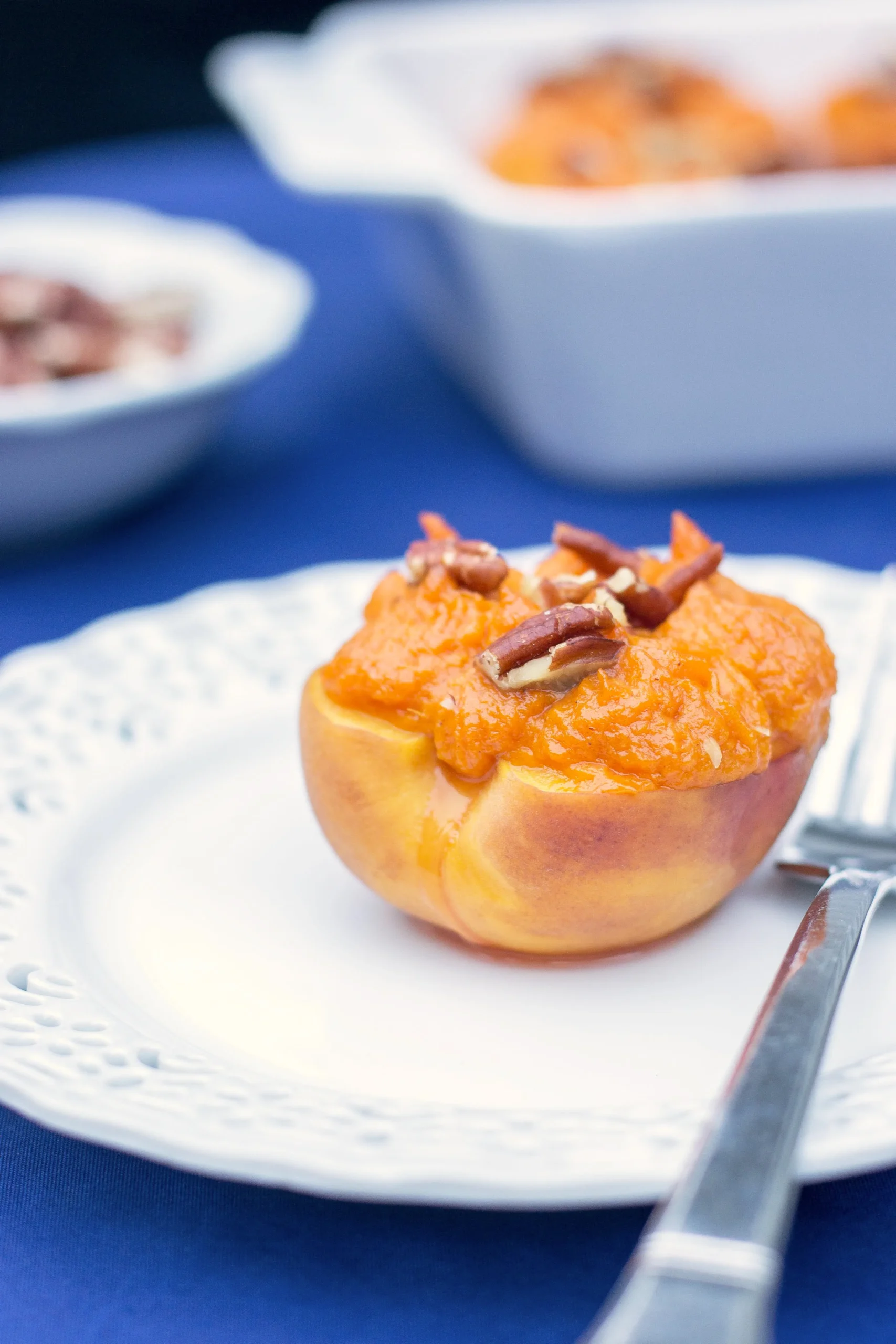 Sweet Potato and Peach Chantilly