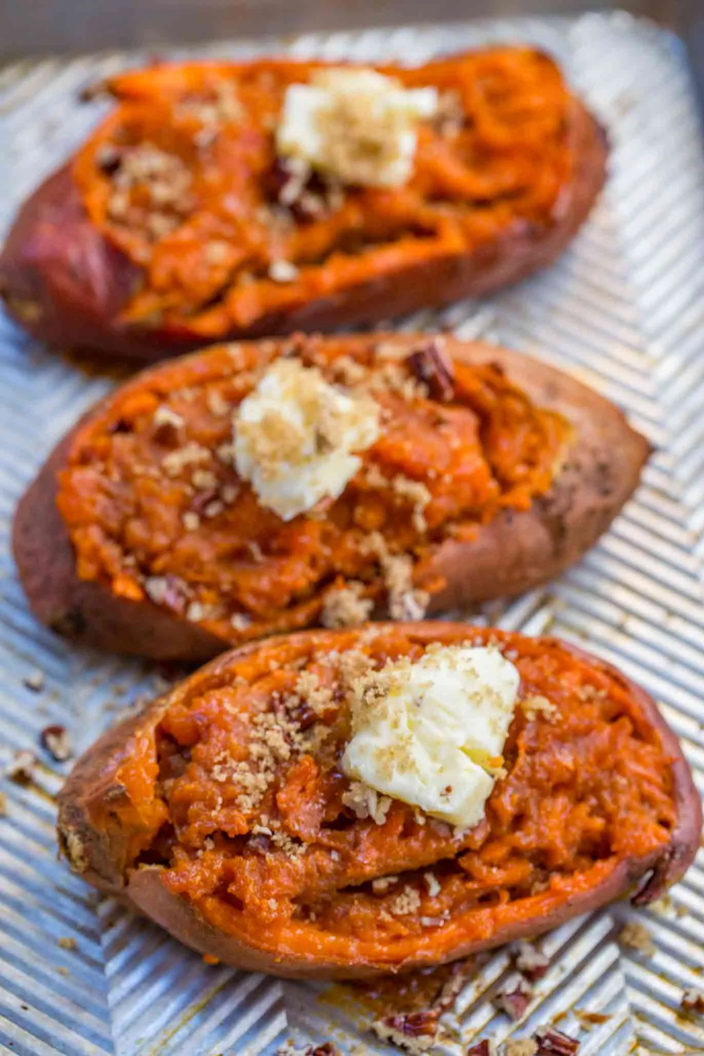 Sweet Potatoes Twice Baked