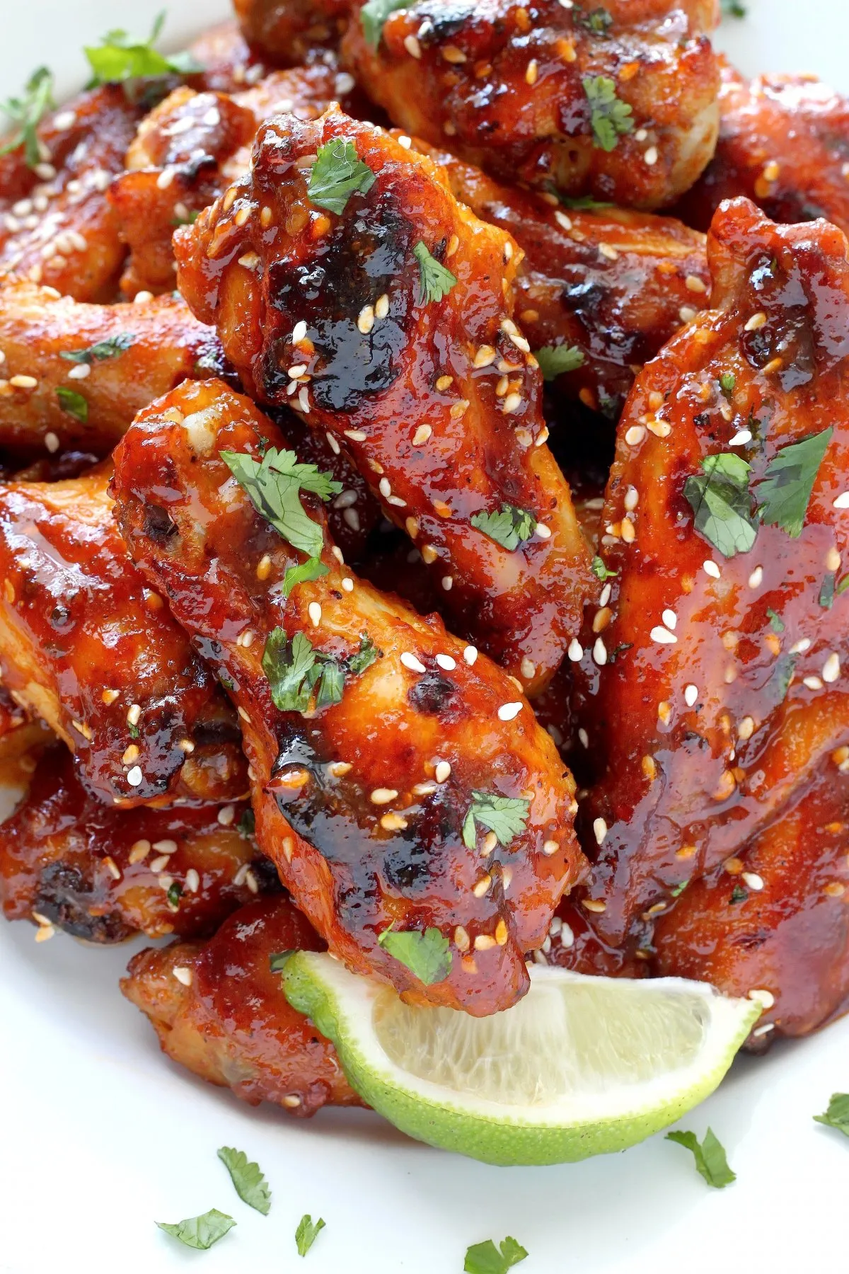 Sweet Sriracha Baked Chicken Wings