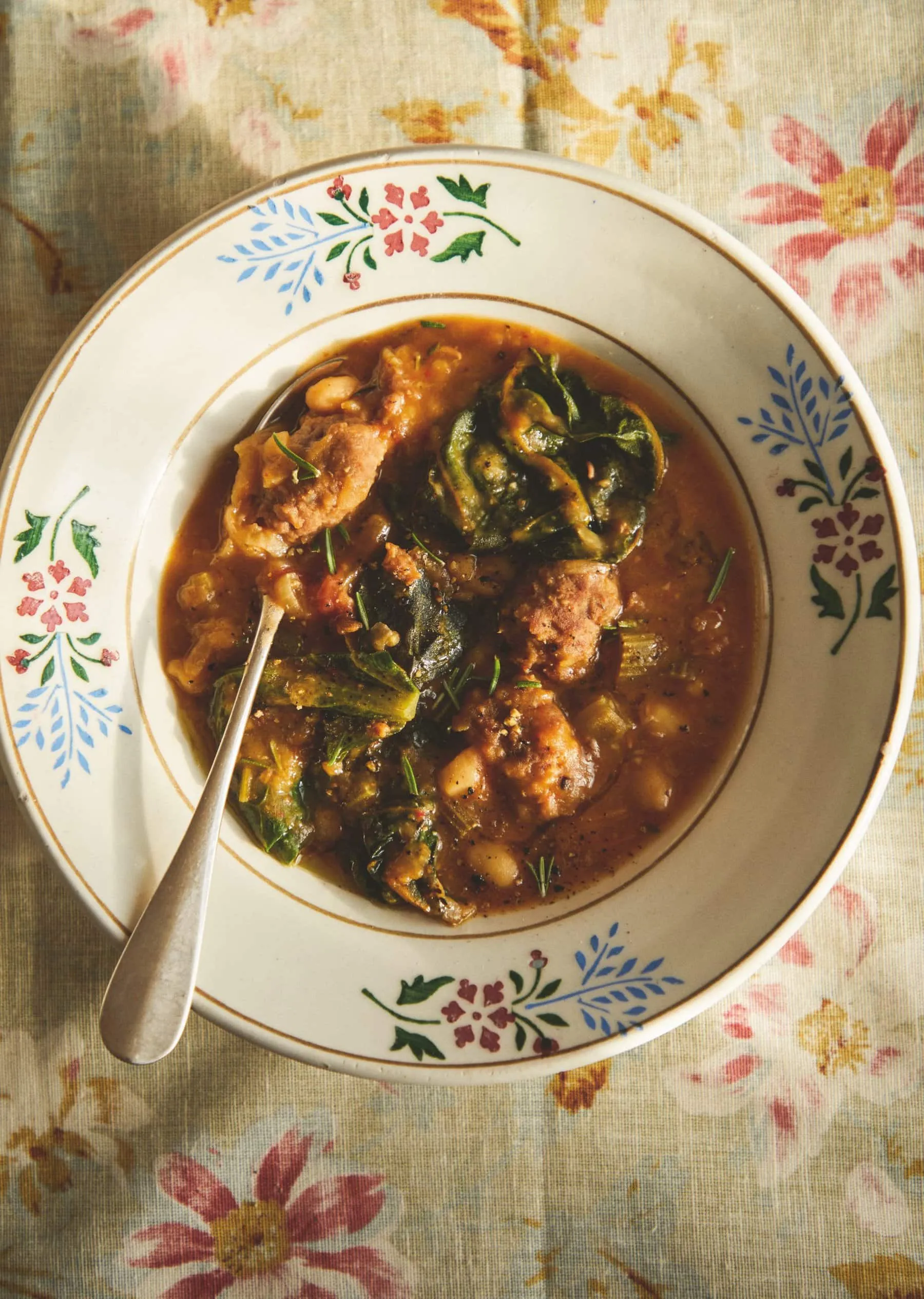 Swiss Chard and Sausage Stew