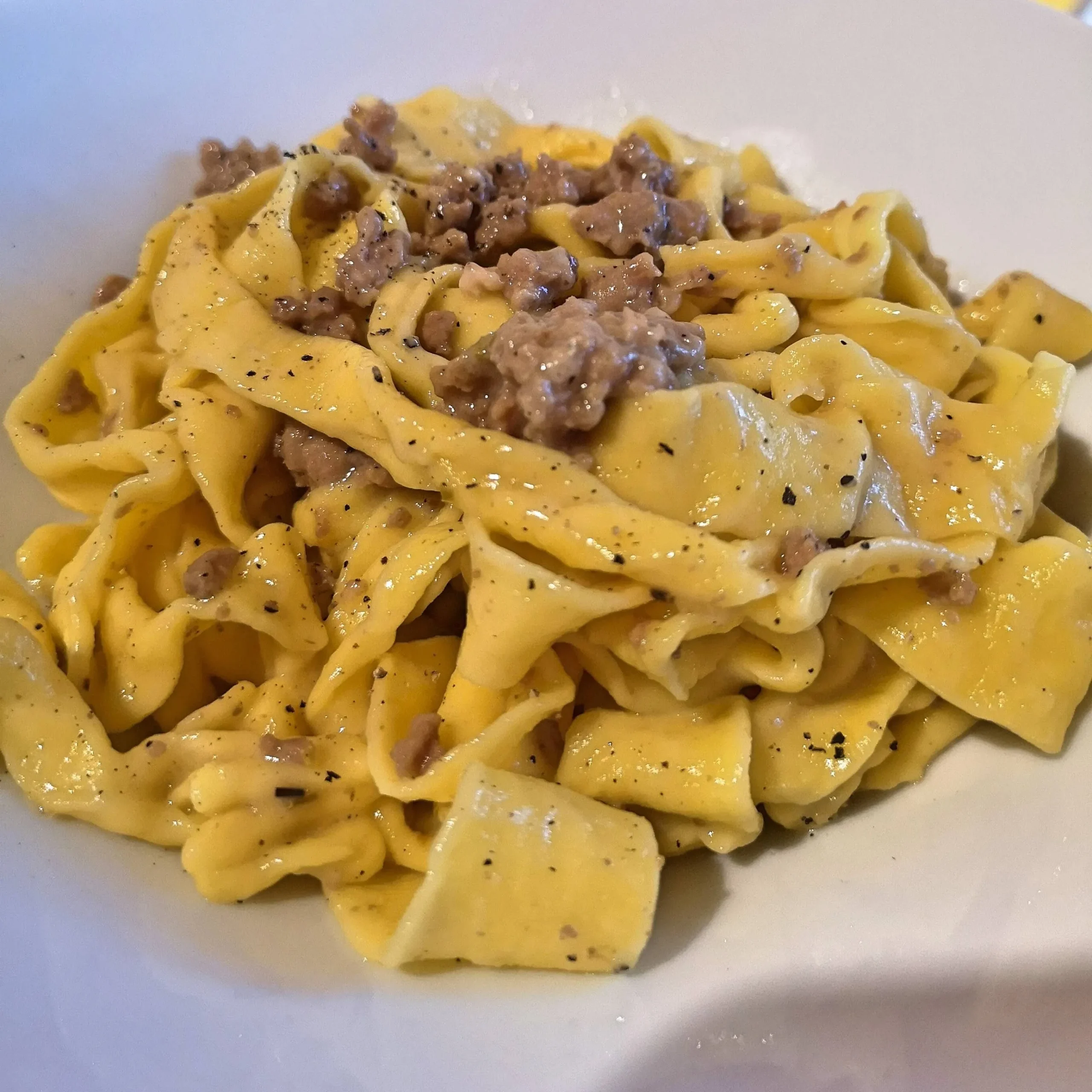 Tagliatelle met Sugo Bugiardo