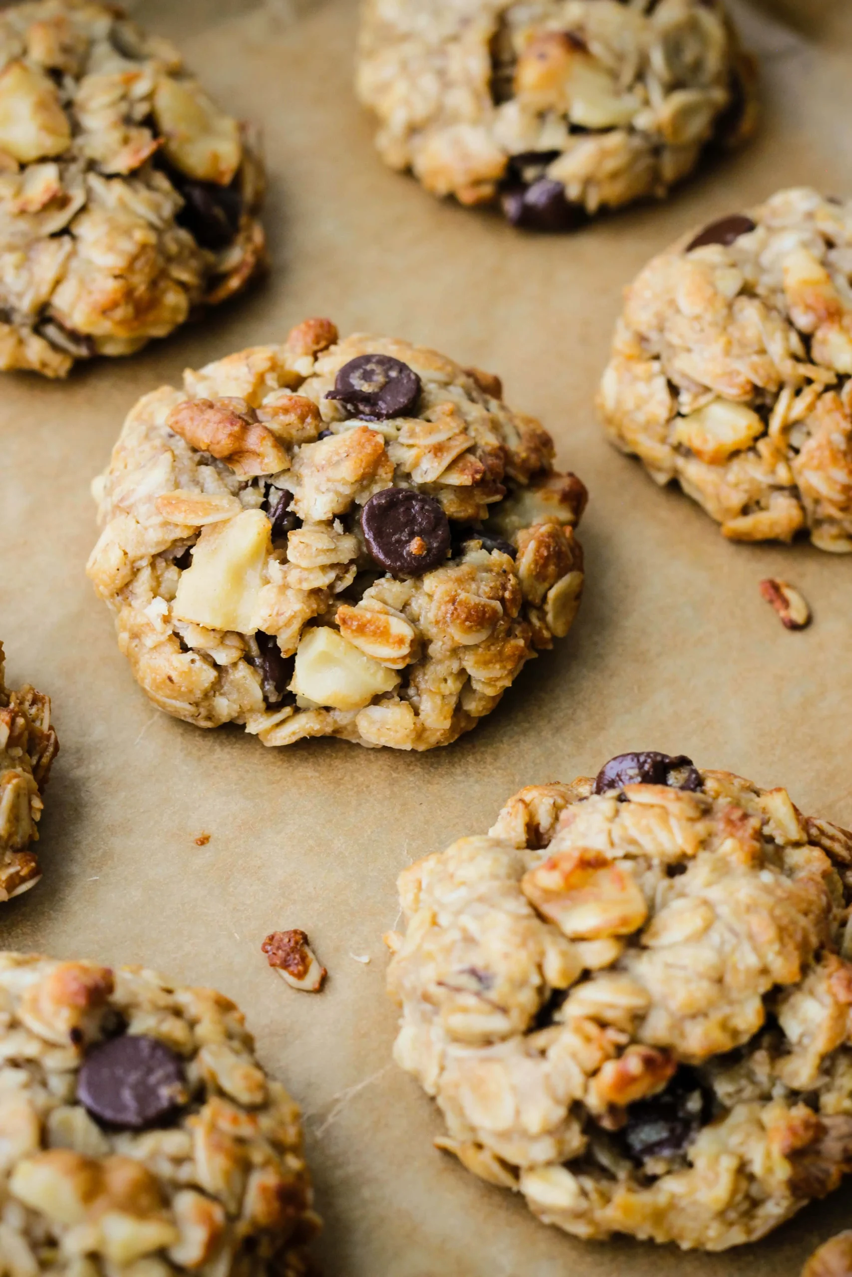 Tahini Oatmeal Walnut Cookies