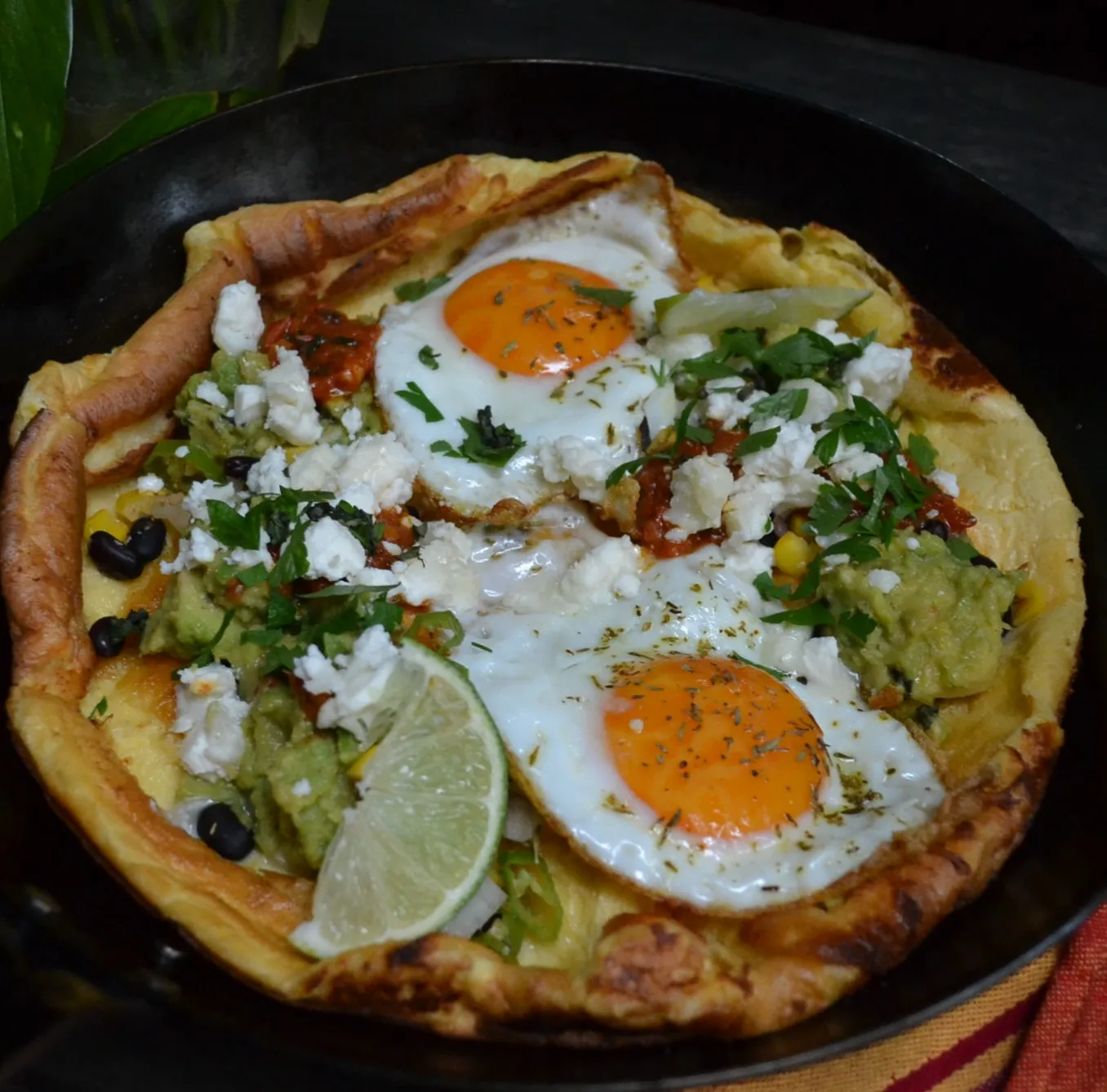 Tex Mex Dutch Baby