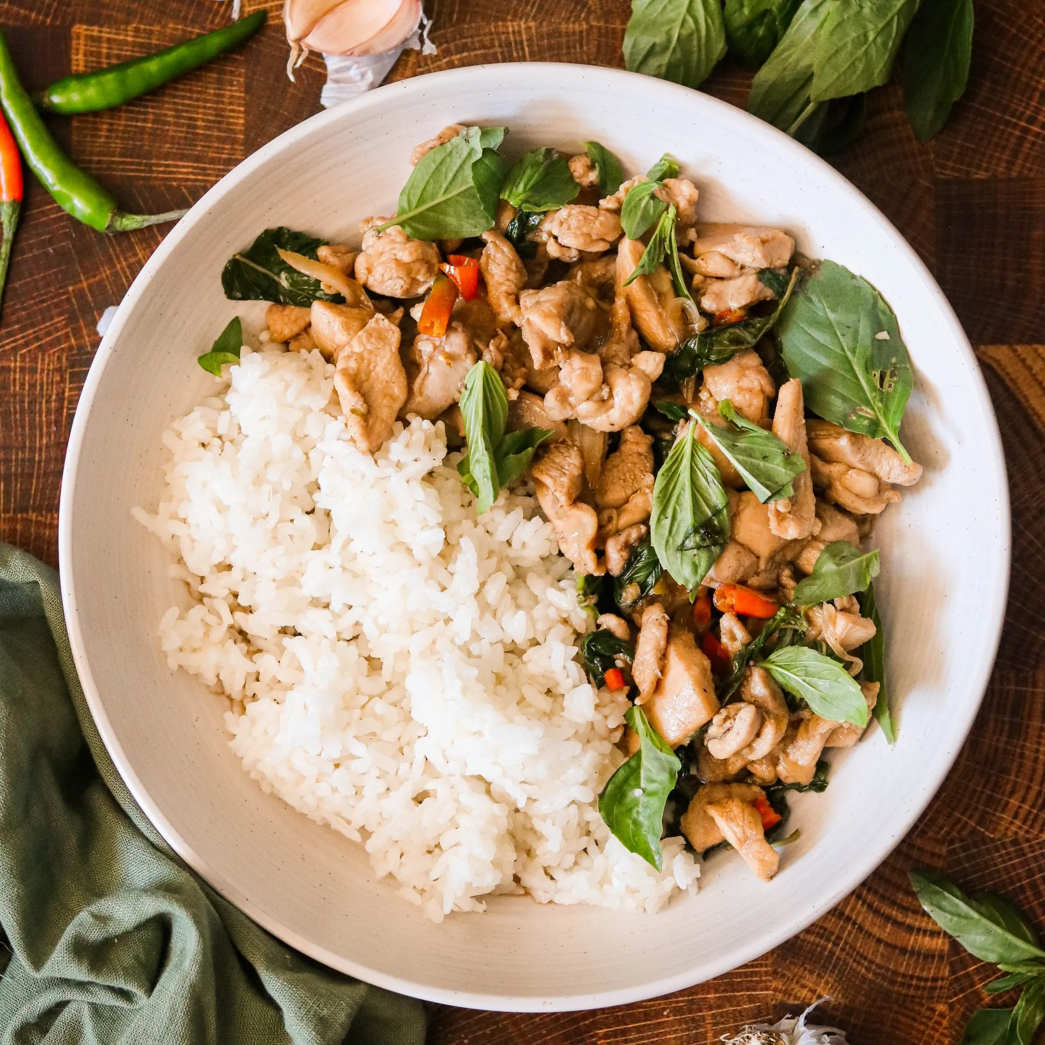 Thai Basil Chicken Improved