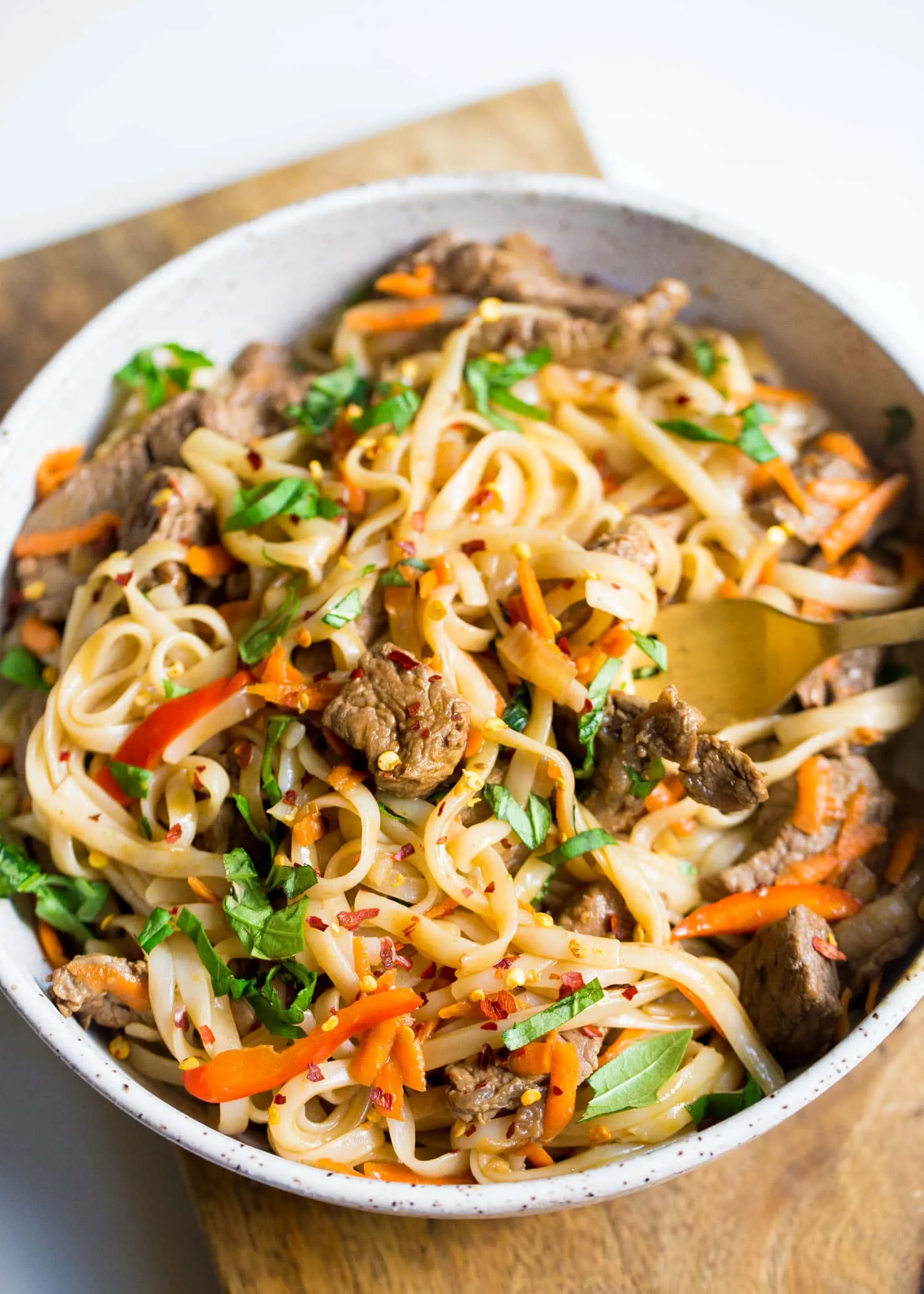Thai Beef Drunken Zoodles