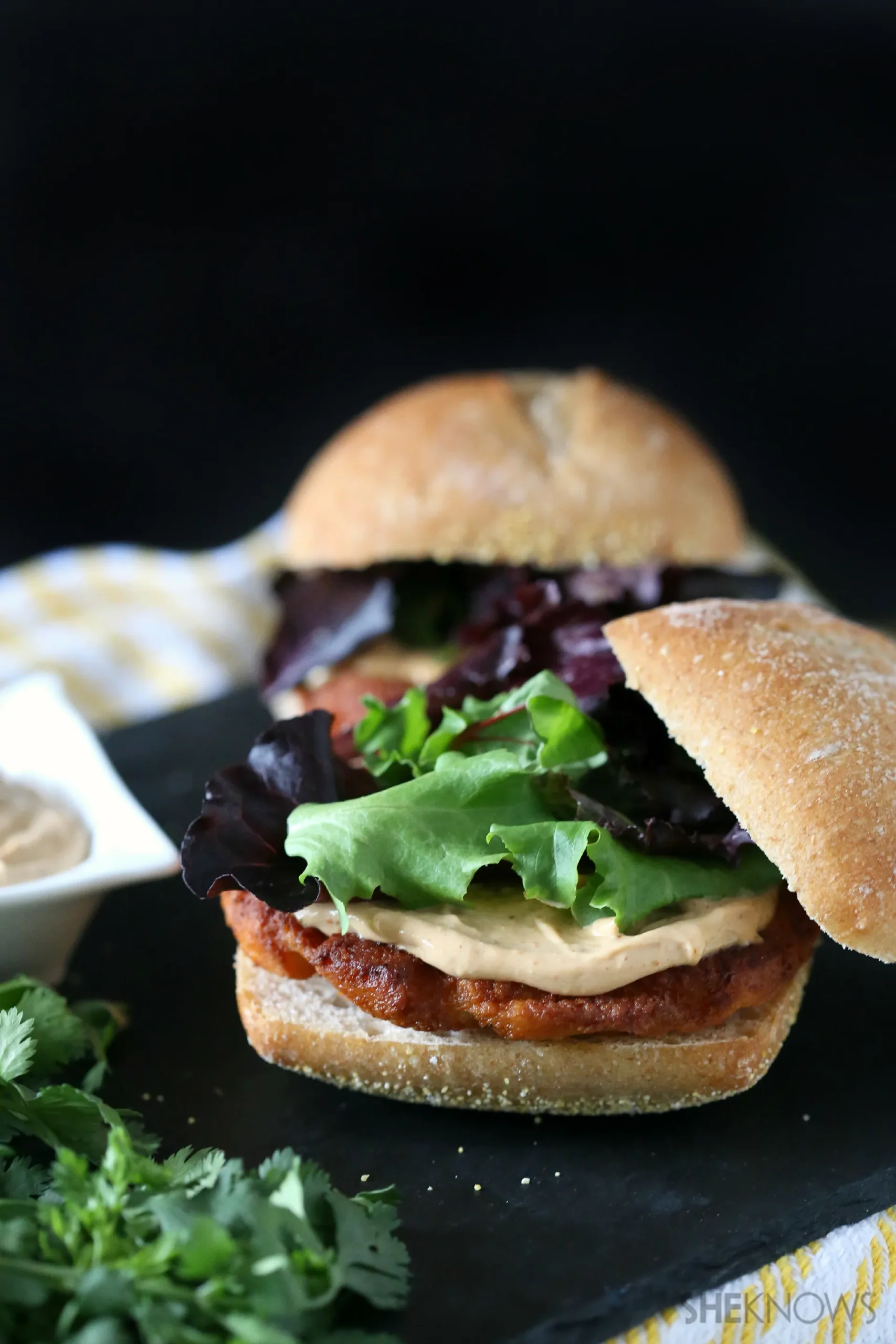 Thai Inspired Salmon Burgers