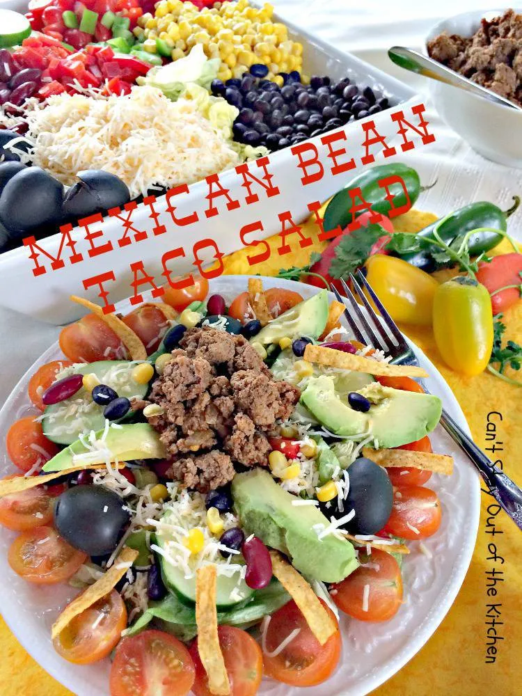 Three Bean Taco Salad