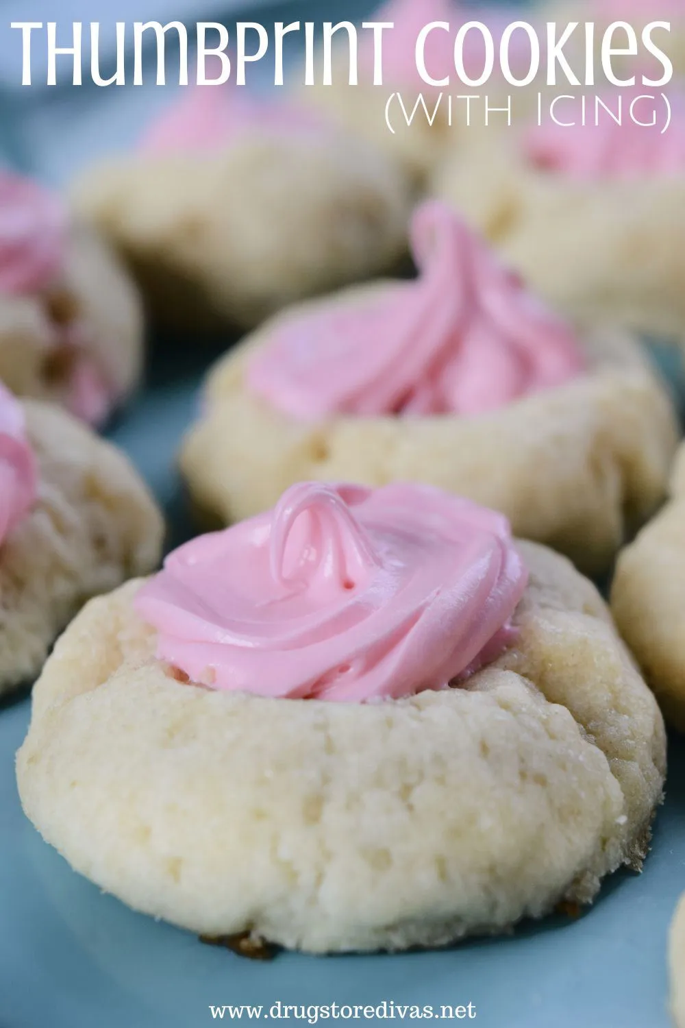 Thumbprint Cookies with Brown Sugar Icing