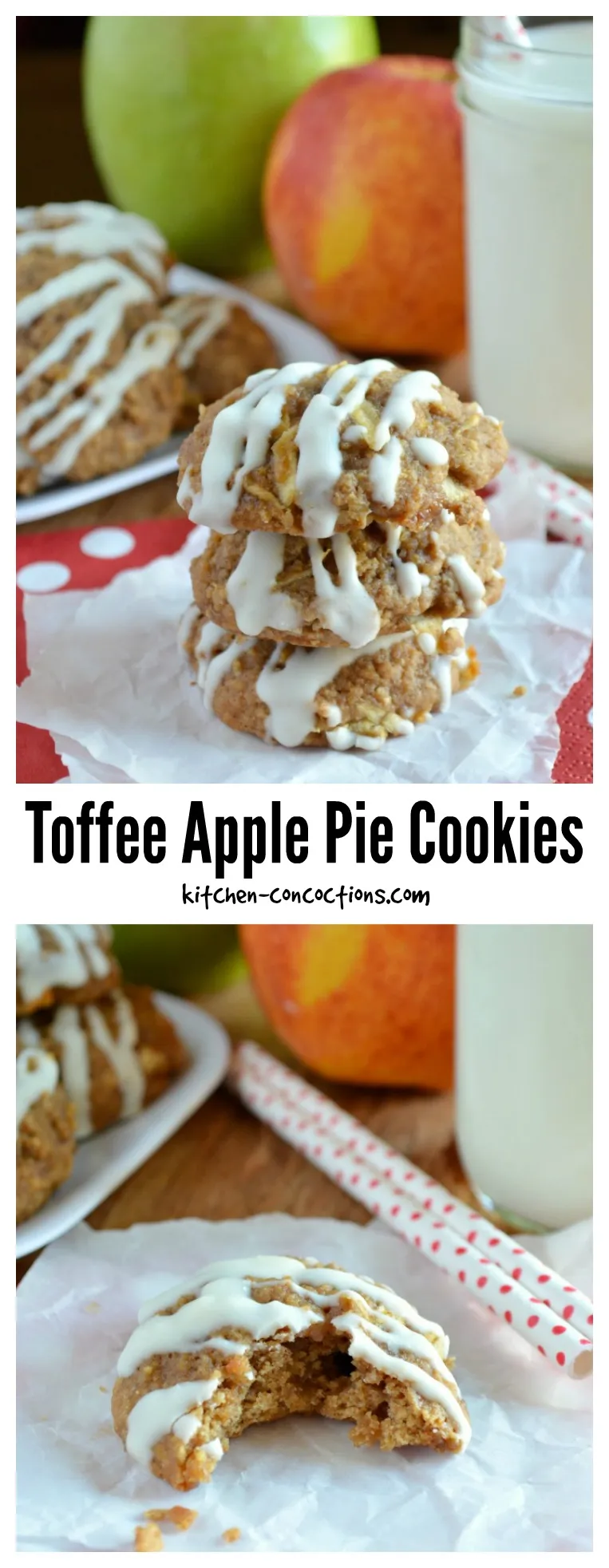 Toffee Apple Pie Cookies